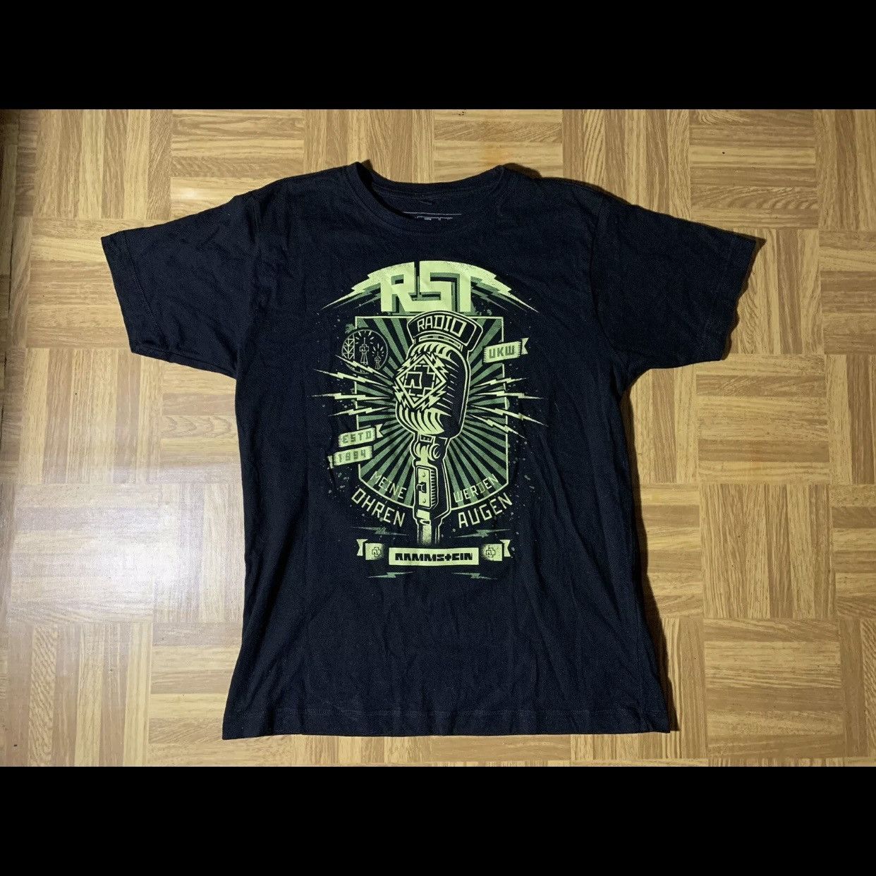 Band Tees × Vintage Rammstein merch t-shirt RST radio 1994 Size M Medium Size US M / EU 48-50 / 2 - 3 Thumbnail