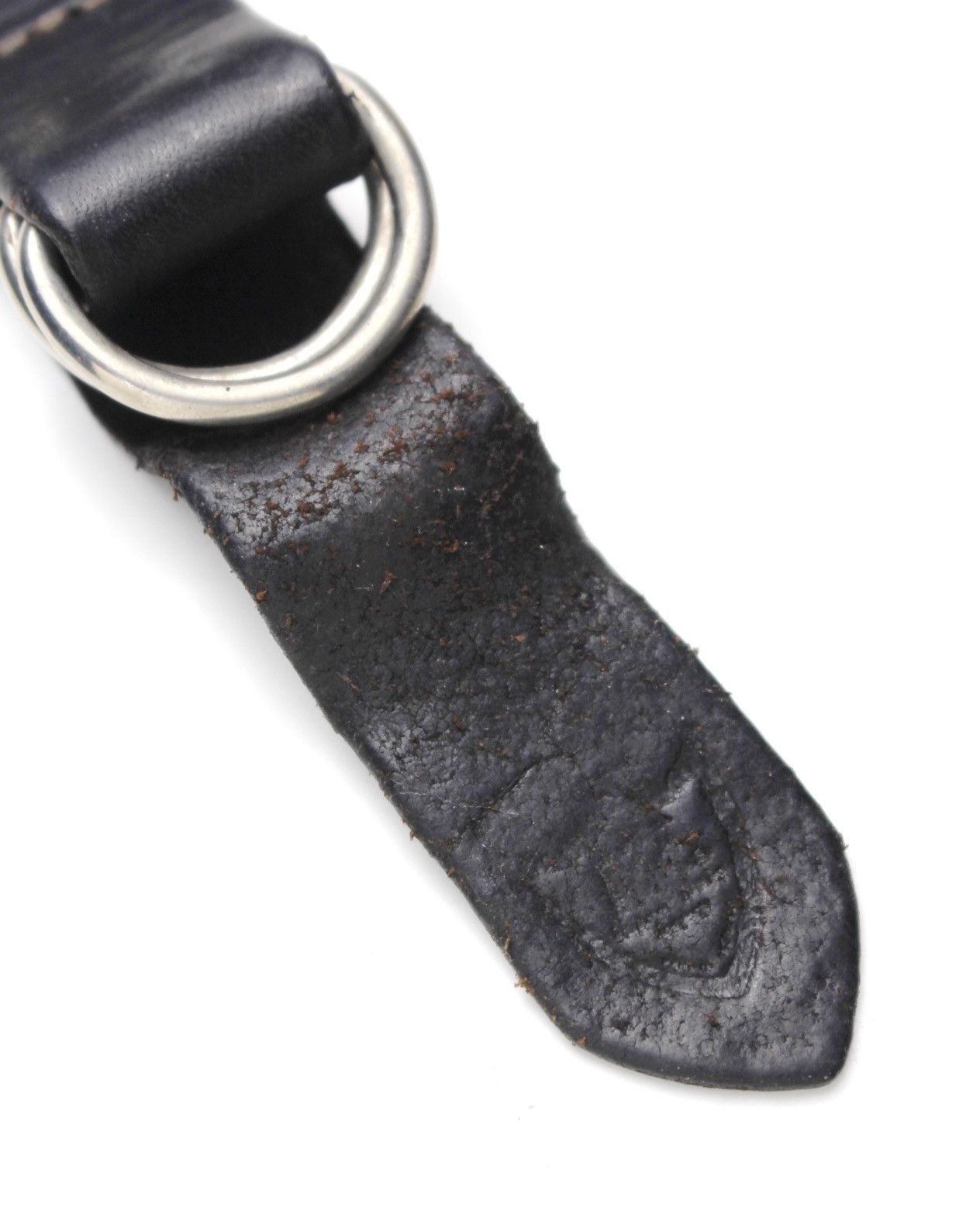 Vintage 2000S HTC BLACK LEATHER KEY STRAP WITH TURQUOISE STUD Size ONE SIZE - 8 Thumbnail