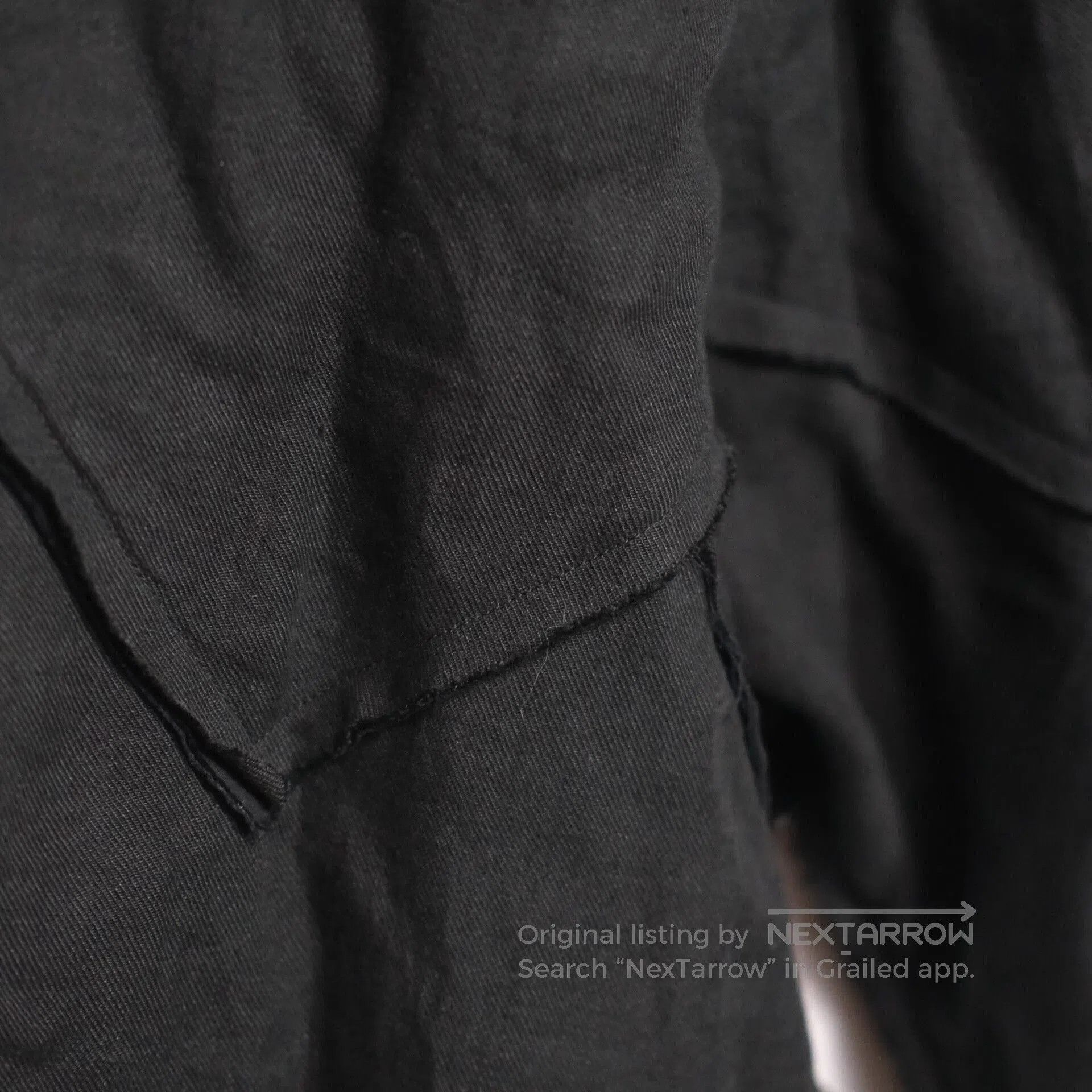 Yohji Yamamoto Yohji Yamamoto Black Low Rise Trousers. Size US 26 / EU 42 - 5 Thumbnail
