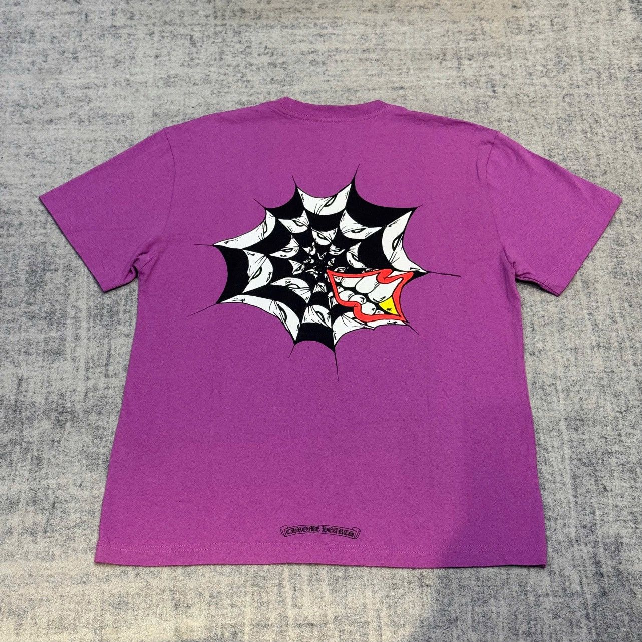 Chrome Hearts CHROME HEARTS MATTY BOY SPIDER T-shirt purple Size L / US 10 / IT 46 - 4 Thumbnail