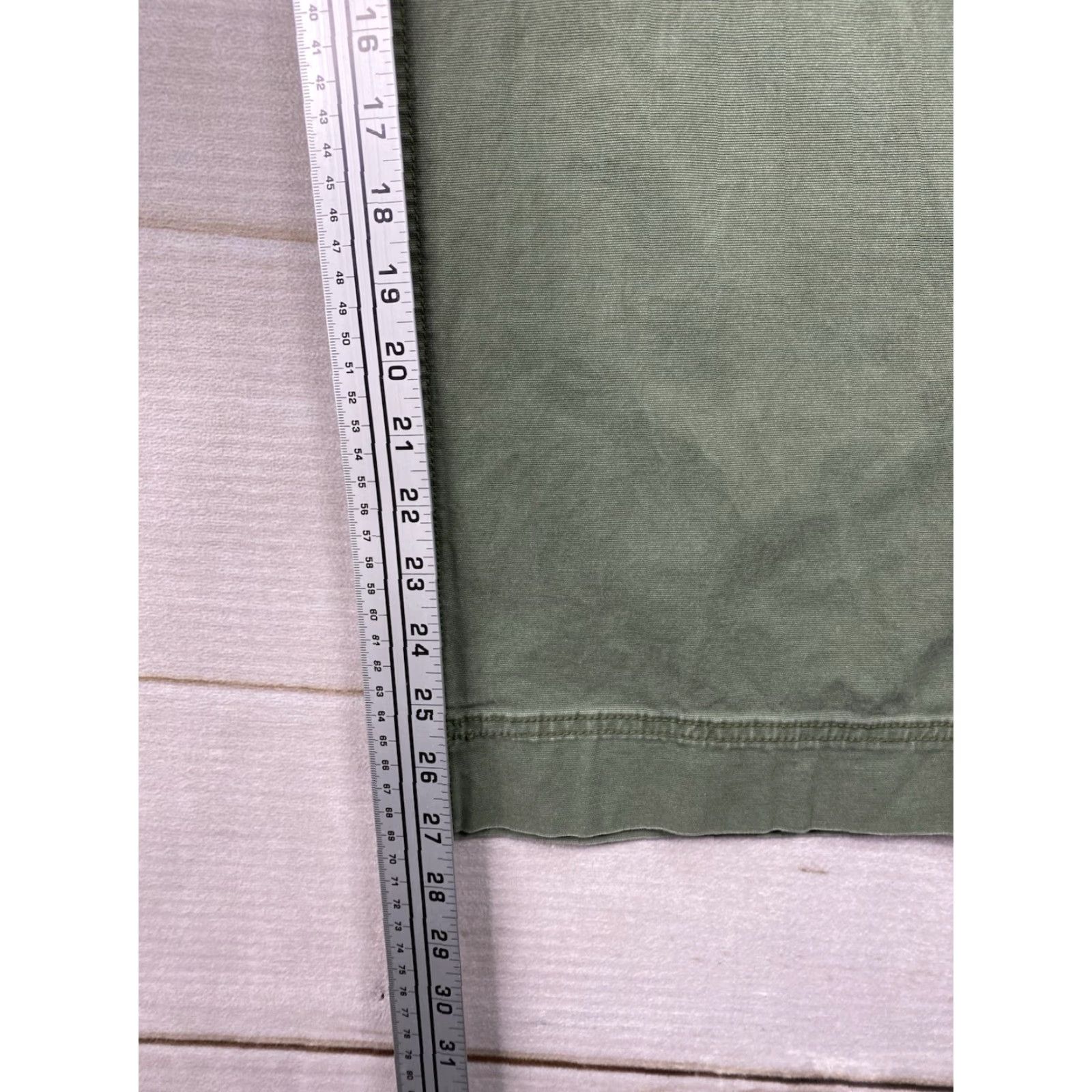 Old Navy Old Navy Wide-Leg Pants Womens 18 Tall Army Green Stretch High Rise Baggy Sh Regular Size 40" / US 18 - 5 Thumbnail