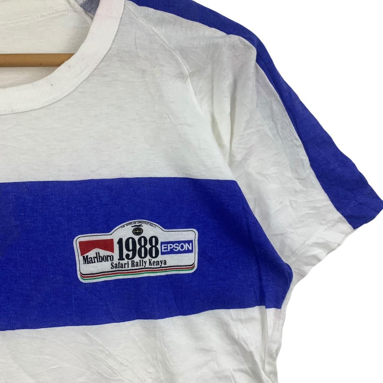 Marlboro Vintage 1988 MARLBORO EPSON Safari Rally Kenya Tee Shirt Size US S / EU 44-46 / 1 - 5 Thumbnail