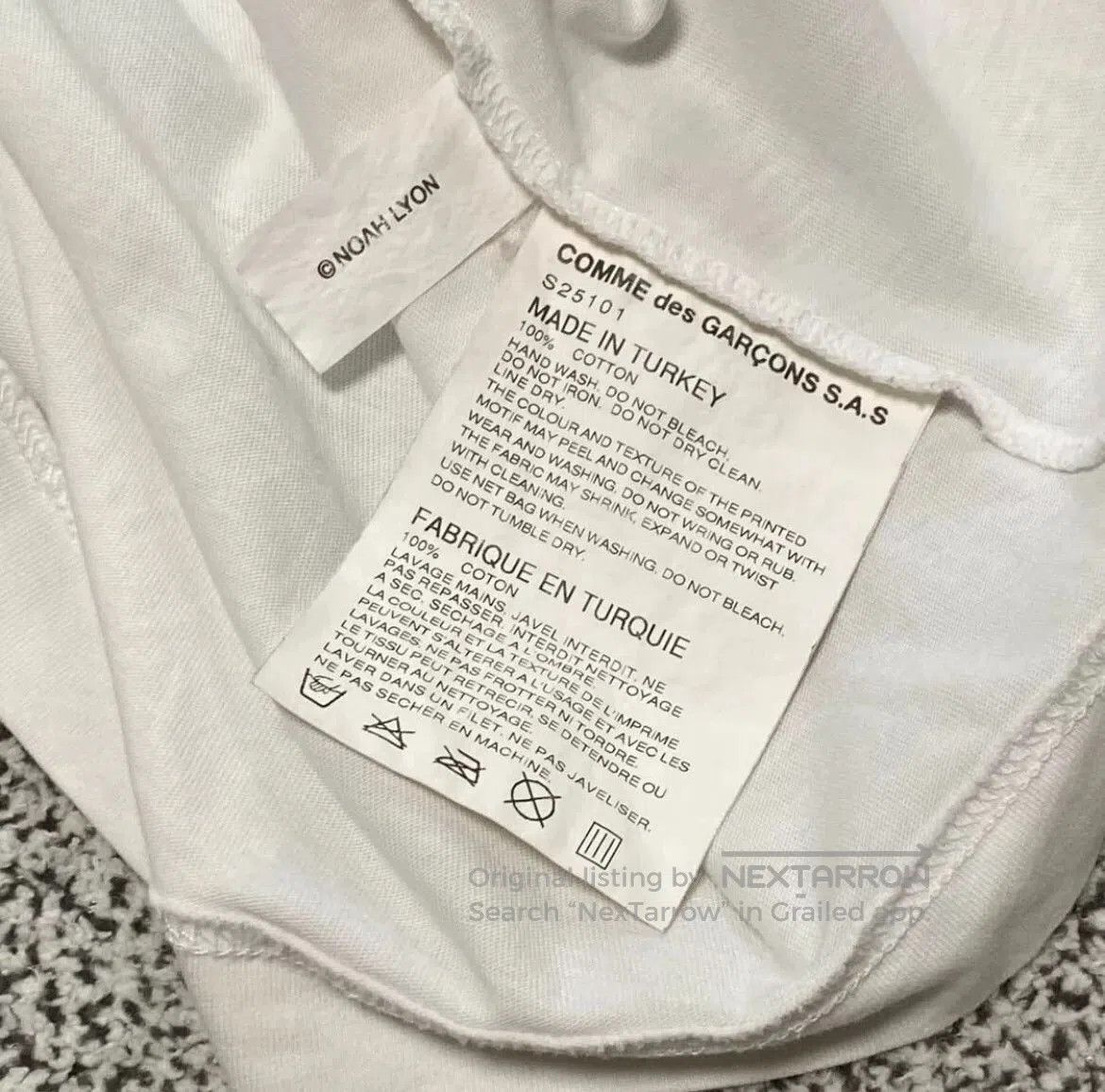 Comme des Garcons PLAY Comme des Garçons Graphic Short Sleeve T-Shirt. Size US M / EU 48-50 / 2 - 5 Thumbnail
