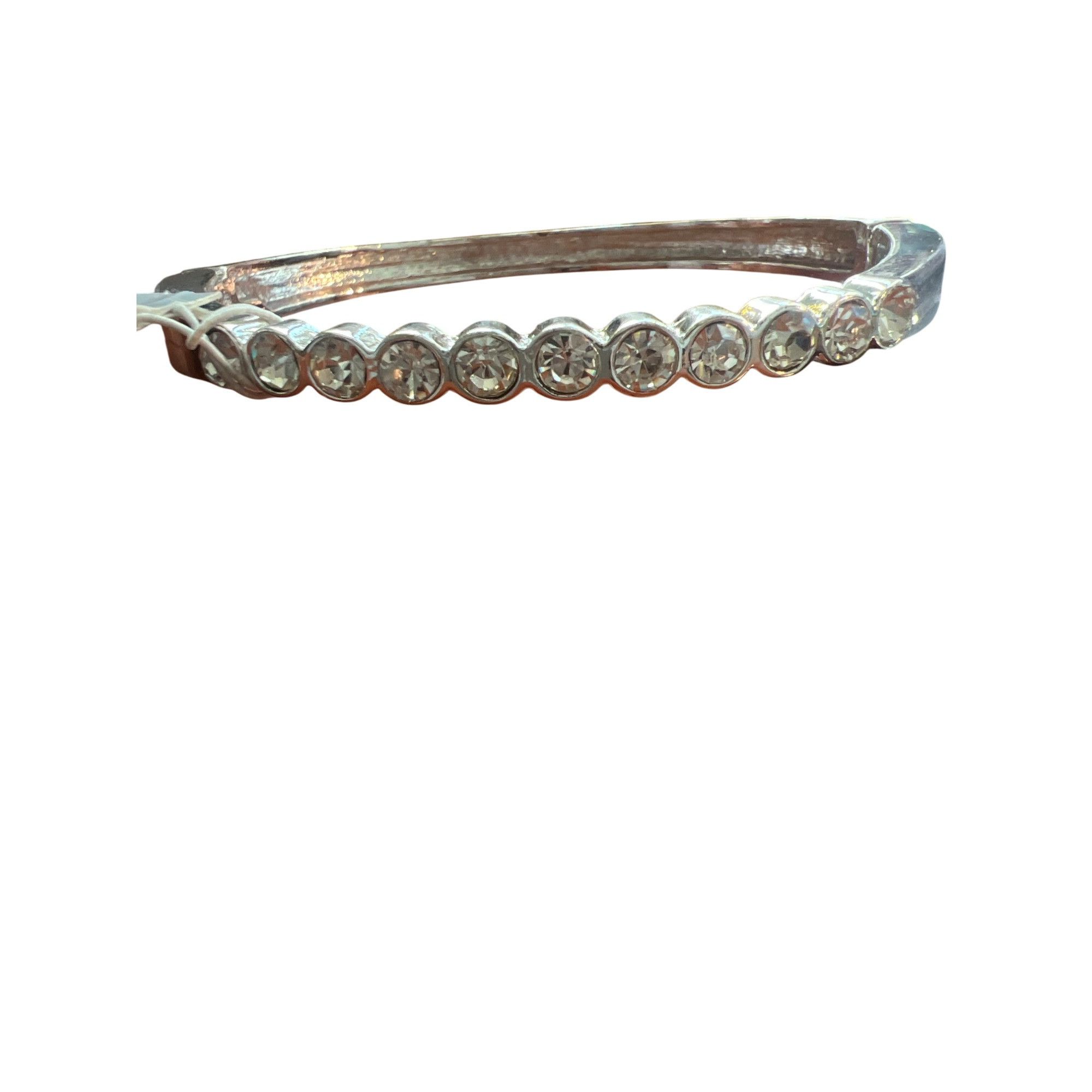 Other Periwinkle By Barlow Silver-Tone Rhinestone Clamper Bracelet Size ONE SIZE - 1 Thumbnail