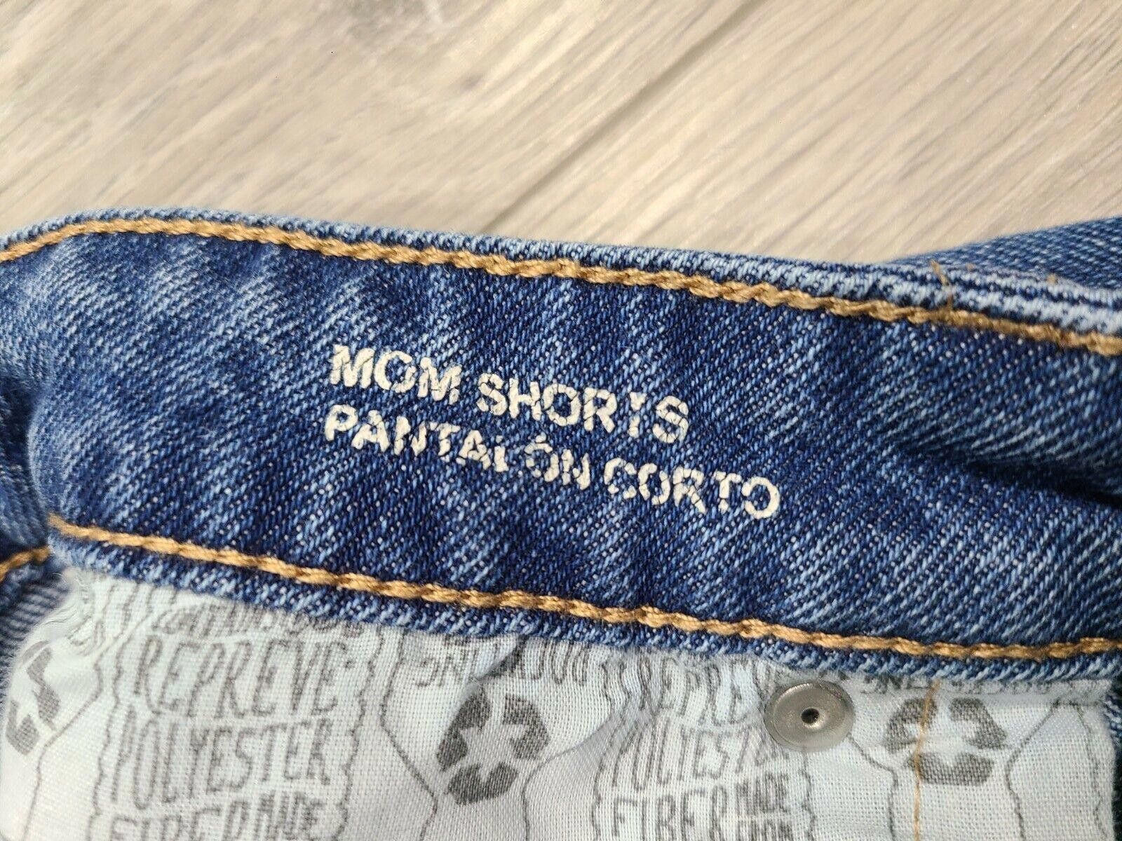 Designer Wild Fable Mom Shorts Jean Denim Size 4 Fringe Cut Off Size 27" / US 4 / IT 40 - 4 Thumbnail