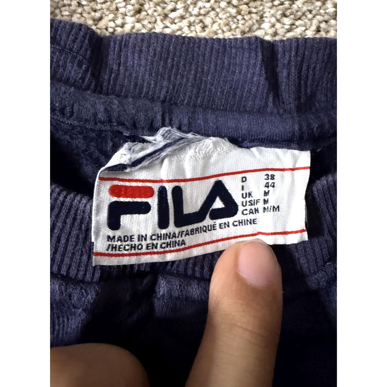 Fila FILA Mens Medium Blue Lightweight Pullover Crewneck Sweatshirt Small Logo Casual Size US M / EU 48-50 / 2 - 4 Thumbnail