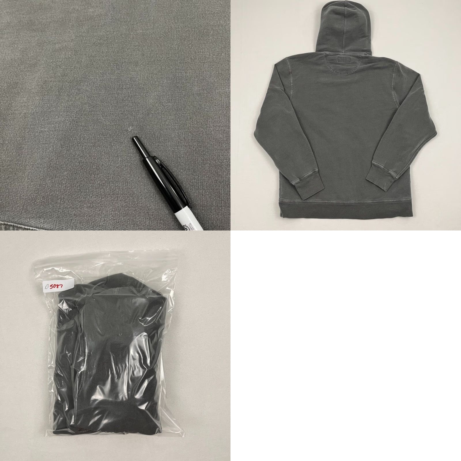Buck Mason Buck Mason Hoodie Mens L Washed Gray Brushed Loopback Sweatshirt Pullover Crew Neck Size US L / EU 52-54 / 3 - 8 Thumbnail