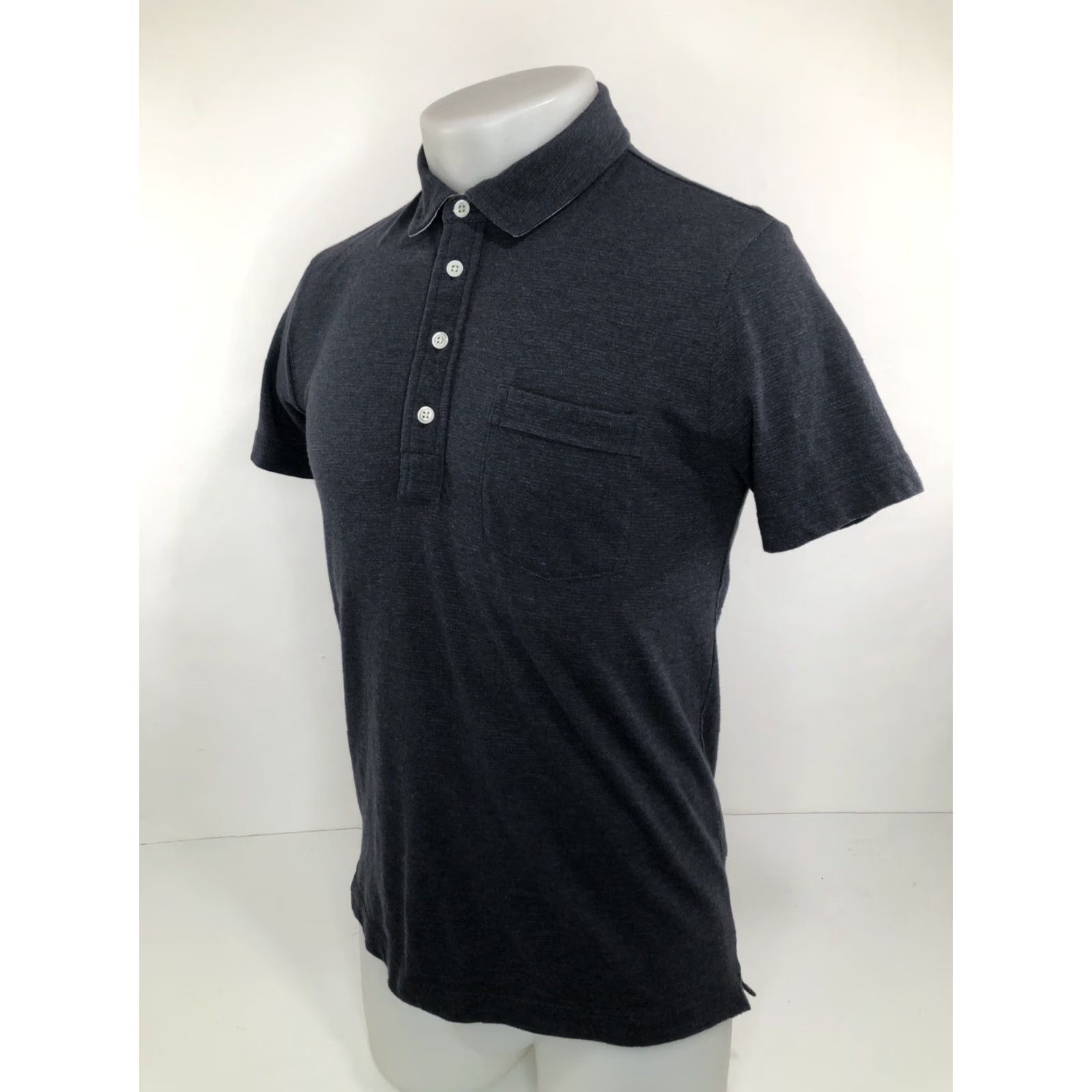 Billy Reid Billy Reid Polo Shirt Mens XS/S Pocket Gray Size US XS / EU 42 / 0 - 3 Thumbnail