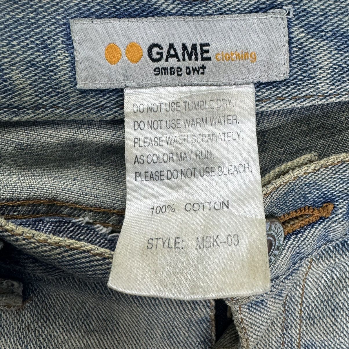 The Game ⚡️GAME PATCHWORK BORO DENIM JEANS PANTS LIKE KAPITAL Size US 30 / EU 46 - 10 Thumbnail