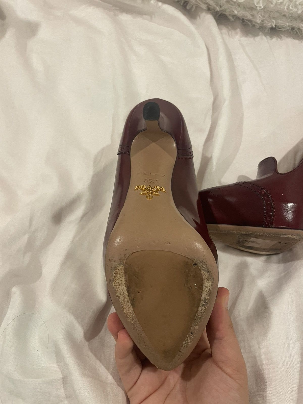 Prada Vintage Prada Heels Size US 5.5 / IT 35.5 - 5 Thumbnail