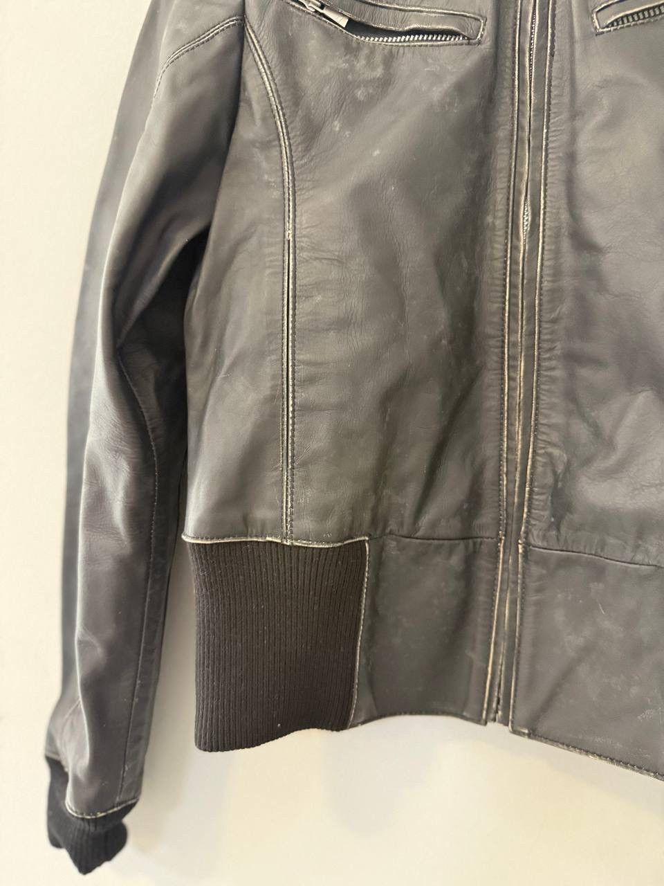Puma RARE Archival x Puma Black Leather Jacket 500cc Motorcycle Size S / US 4 / IT 40 - 5 Thumbnail