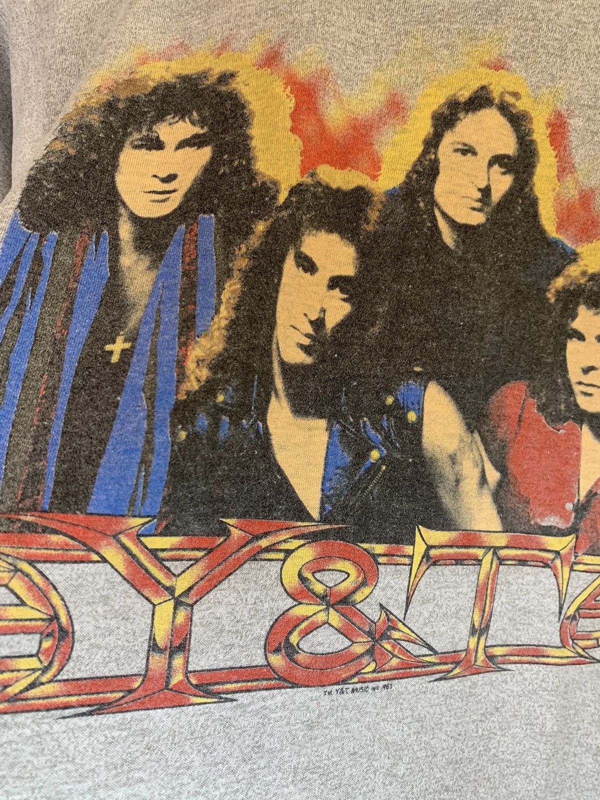 Band Tees × Vintage *RARE* Vintage 1983-‘84 Y&T New Years Eve Cow Palace T-Shirt Size US M / EU 48-50 / 2 - 5 Thumbnail