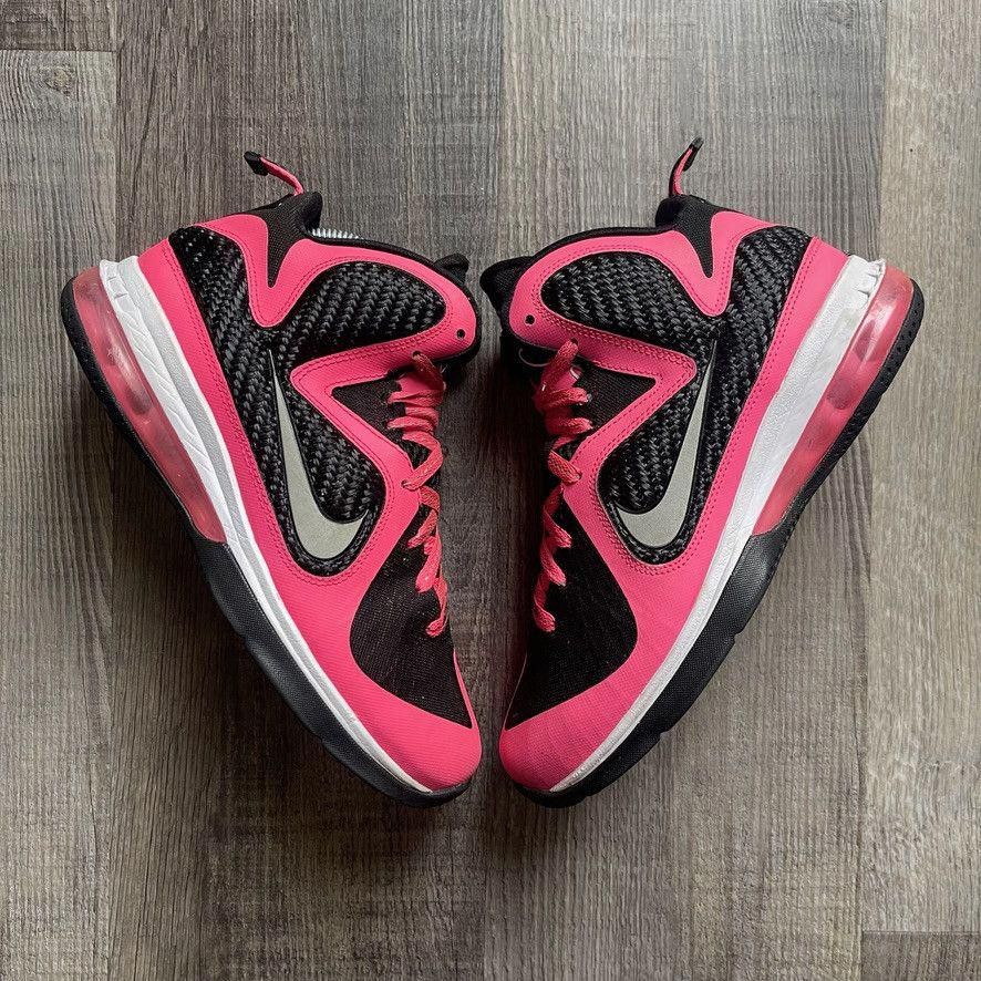 Nike NIKE • LeBron 9 GS "Black/Laser Pink" (7M) Size US 7 / EU 40 - 9 Thumbnail