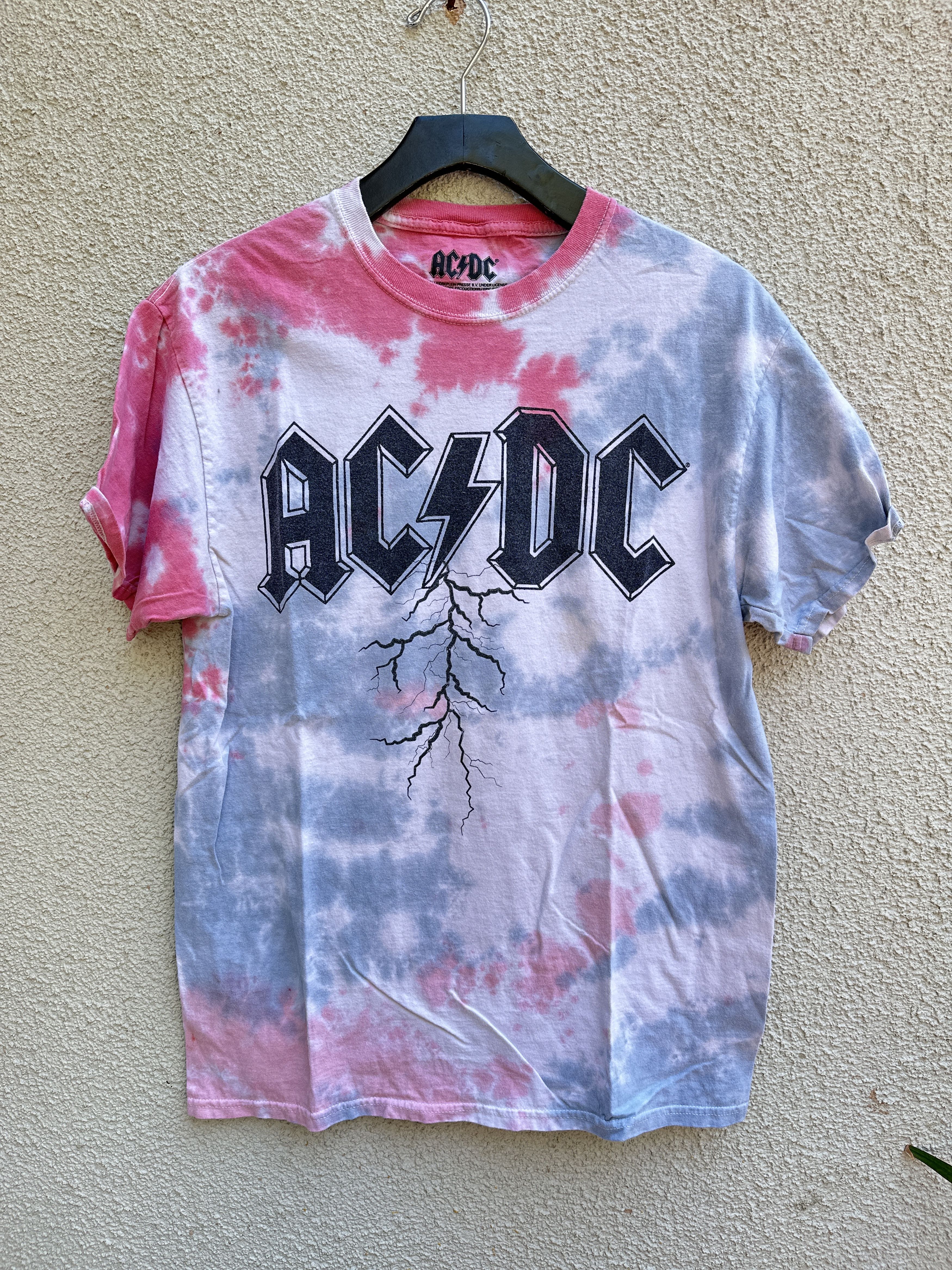 AC/DC × Band Tees × Vintage Tie Dye AC/DC Tee Size US S / EU 44-46 / 1 - 1 Thumbnail