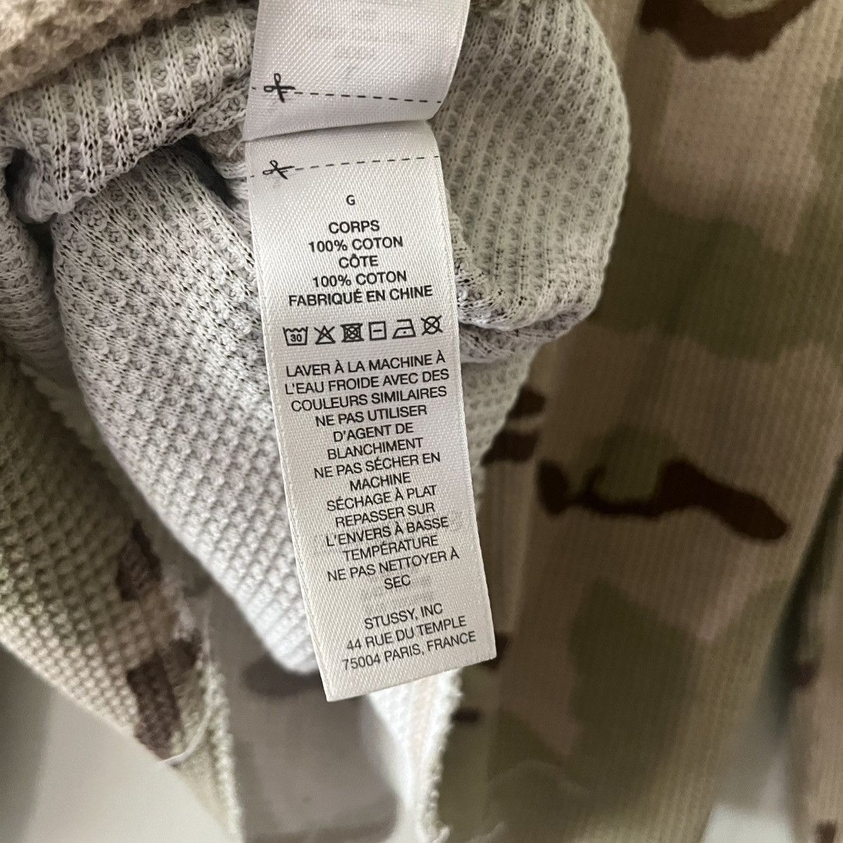 Stussy Camo Raglan Thermal Size US L / EU 52-54 / 3 - 8 Thumbnail