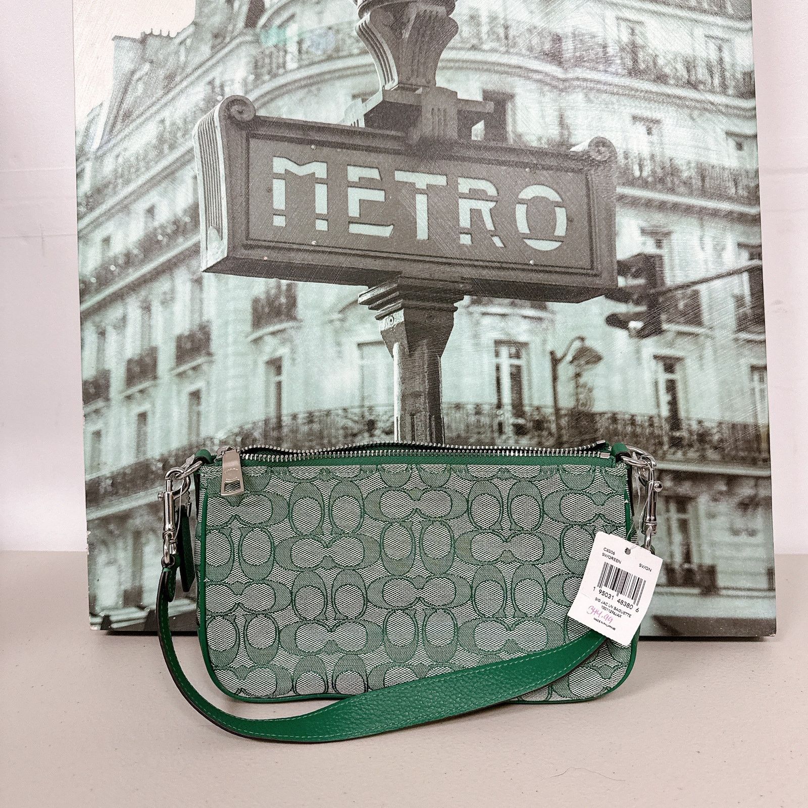 Coach Coach C8306 Lonnie Baguette crossbody In Signature Jacquard Size ONE SIZE - 3 Thumbnail