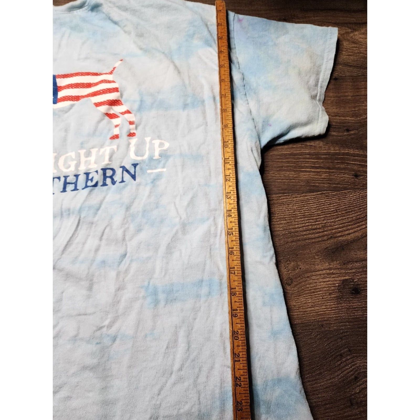 Doublet VINTAGE Straight Up Country Men's XL T-Shirt Crew Neck Short Sleeve Cotton Blue Made in USA 90s American Logo Easy Care Size US XL / EU 56 / 4 - 2 Thumbnail