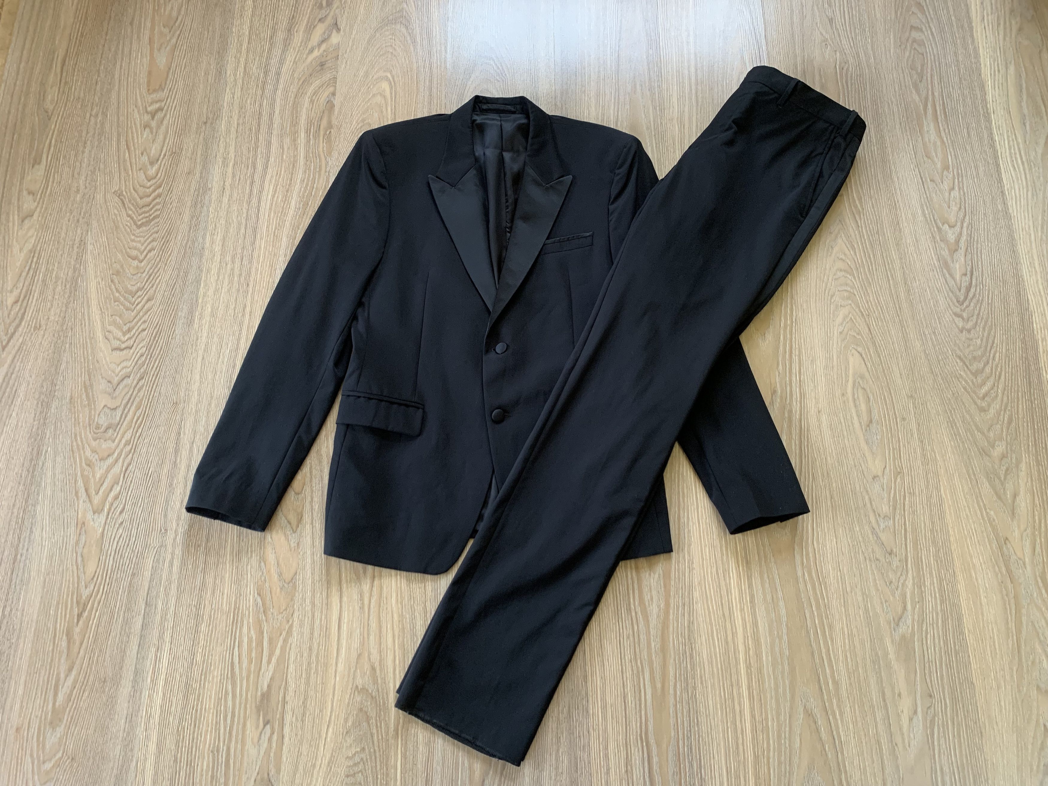Versace Versace Collection Men's Black Two Button Wool Suit Size 50L - 1 Thumbnail