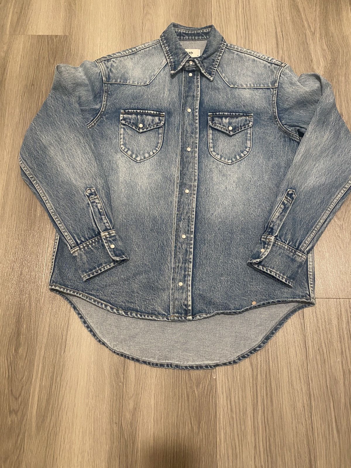 Kith Kith Denim Button Up Shirt Size US XS / EU 42 / 0 - 1 Thumbnail