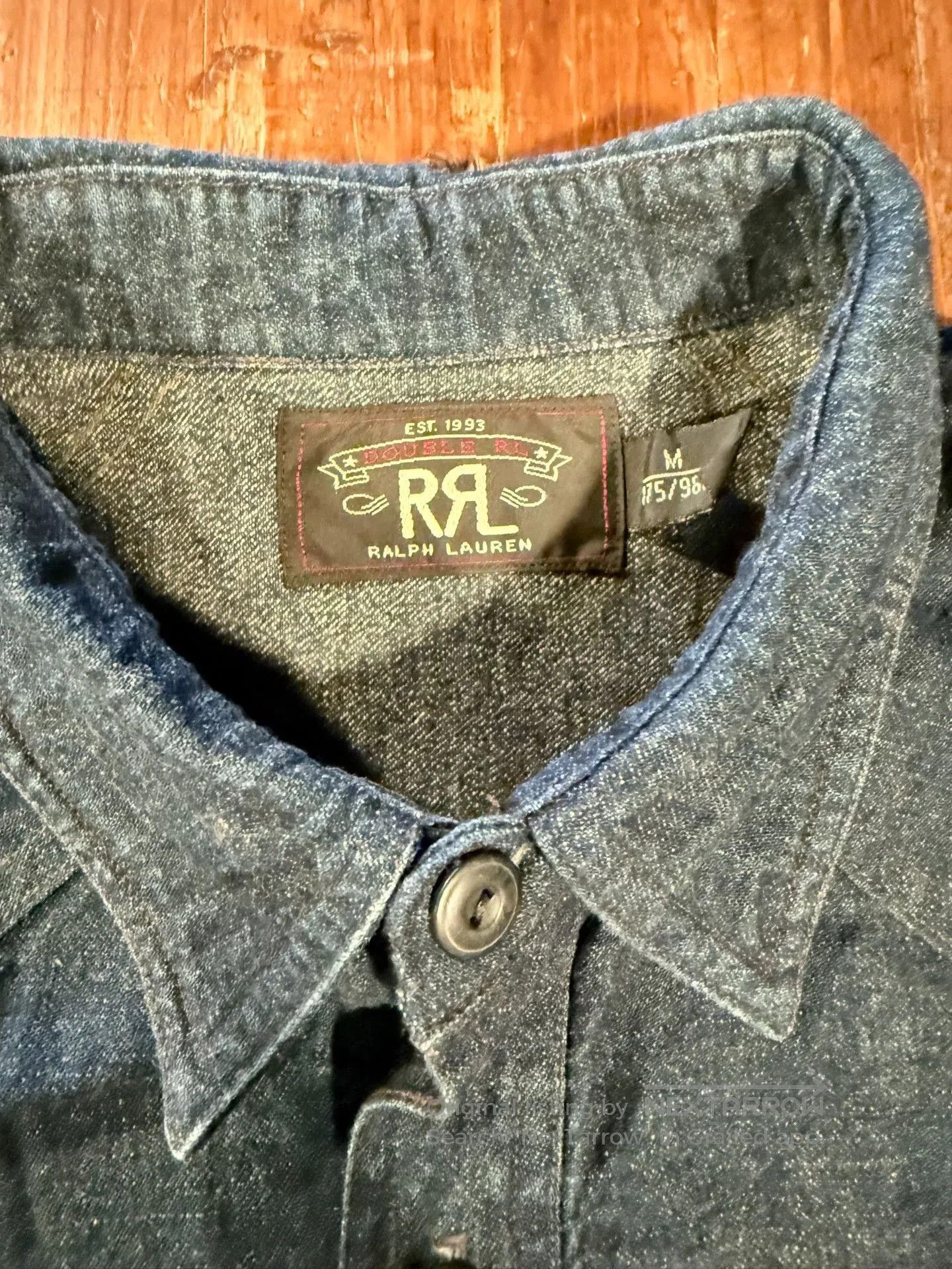 RRL Ralph Lauren RRL Ralph Lauren Denim Work Shirt. Size US M / EU 48-50 / 2 - 3 Thumbnail