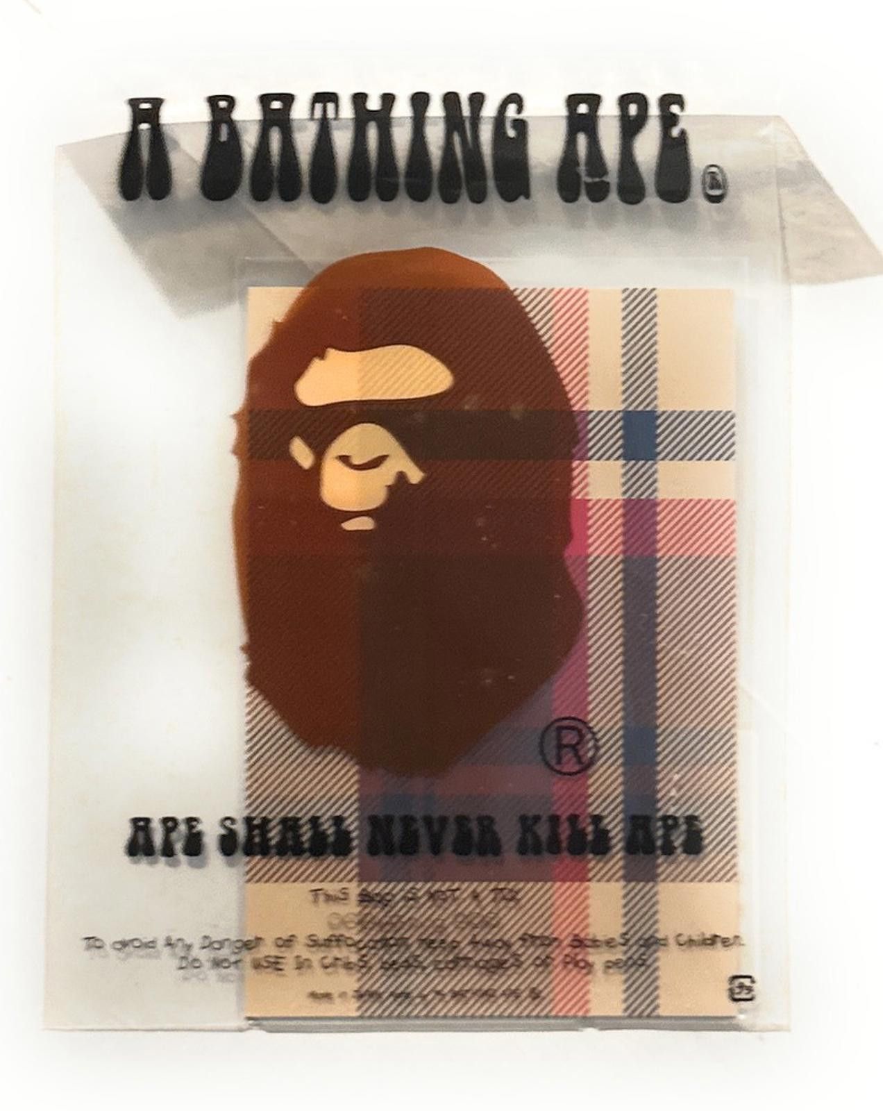 Bape BAPE "Burberry" Print Postcard - A Bathing Ape Vintage SS14 Size ONE SIZE - 1 Thumbnail
