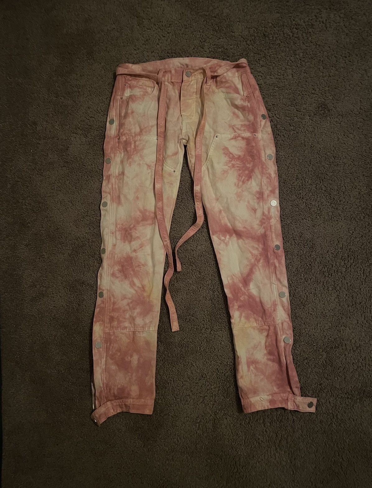 Other Tie - Dye Pink Rip-Away Denim Size US 29 - 1 Thumbnail