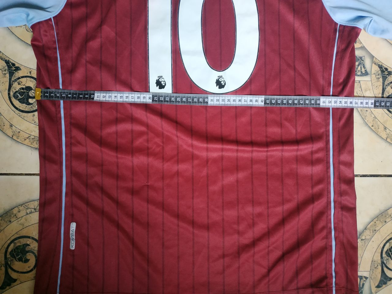 Kappa Kappa Aston Villa 2020 Grealish #10 Kombat Jersey XL Size US XL / EU 56 / 4 - 23 Thumbnail