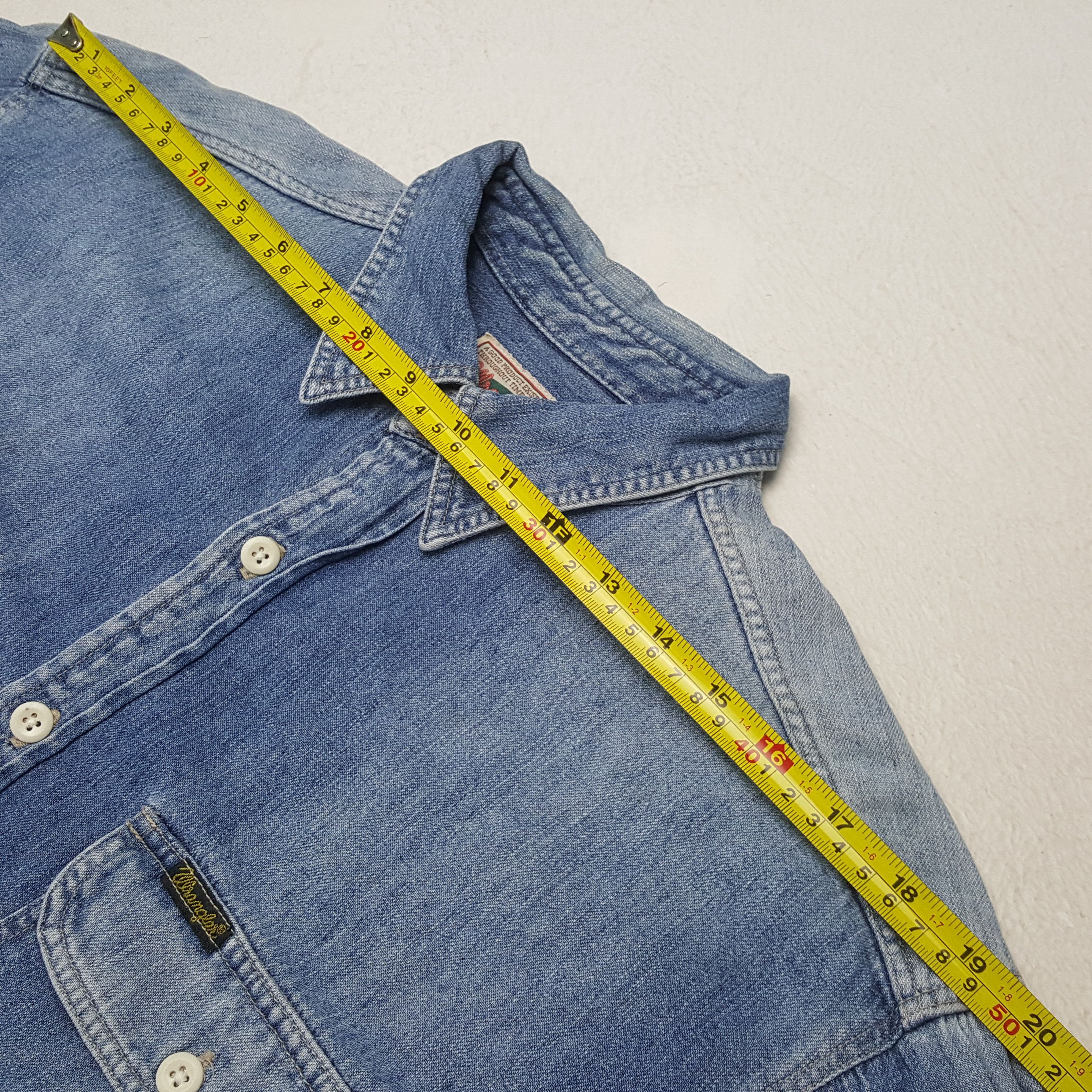 Wrangler Vintage Wrangler American Western Style Denim Shirt C301N68 Size US M / EU 48-50 / 2 - 4 Thumbnail