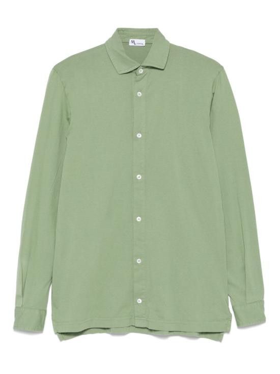 Doppiaa DOPPIAA Men Long Tops AAPOLLINA Y240035 Green Size US XL / EU 56 / 4 - 1 Thumbnail