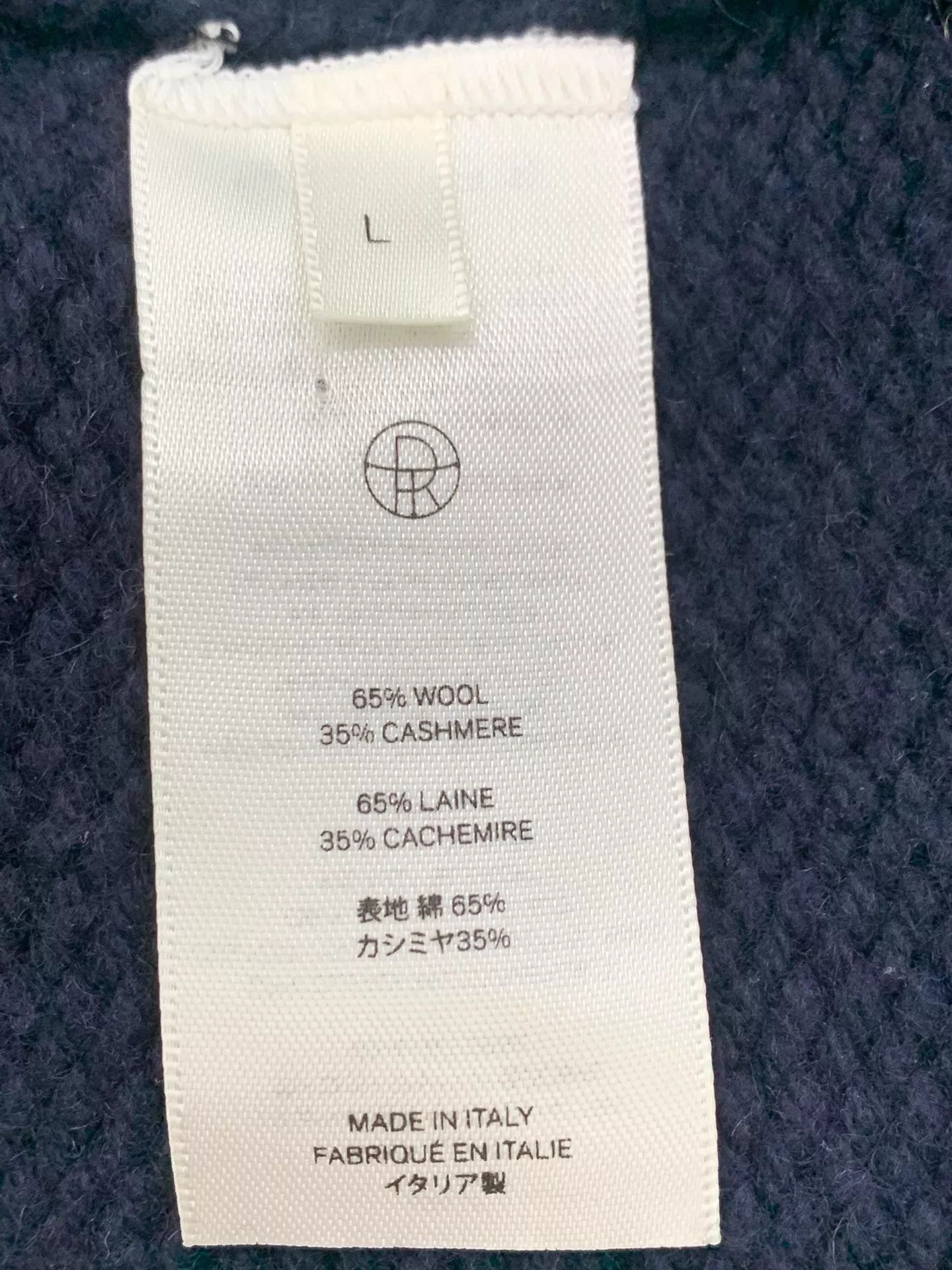 The Row The Row Ophelia Classic Oversized Navy Sweater L New Size L / US 10 / IT 46 - 5 Thumbnail