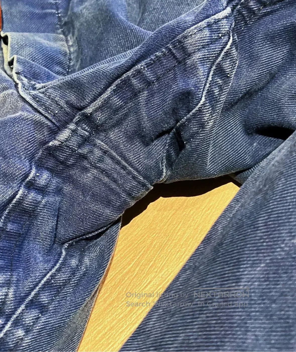 VINNY's Vintage French Blue Work Pants. Size US 30 / EU 46 - 6 Thumbnail