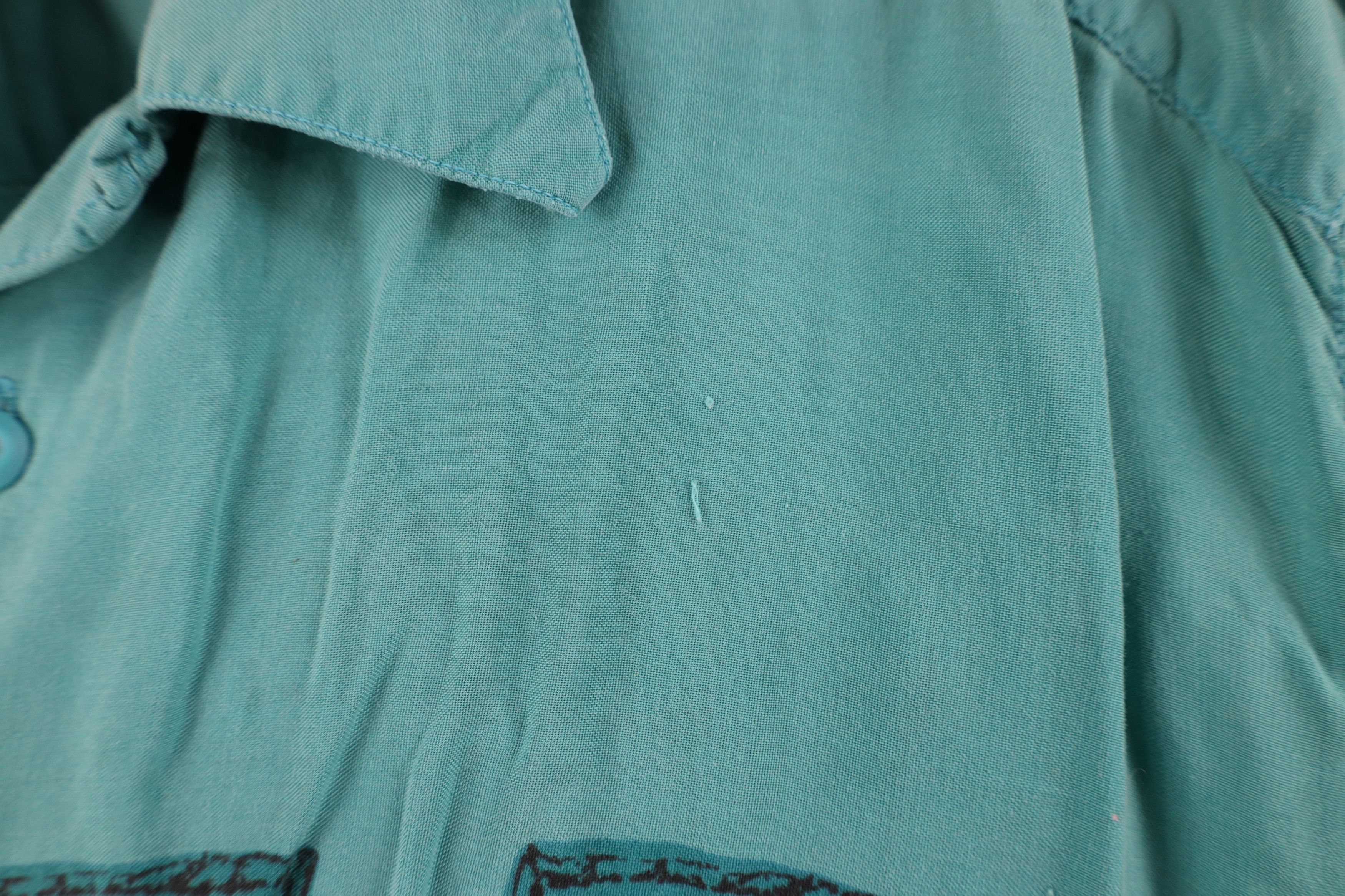Vintage Vintage 90s Streetwear Cave Art Looped Collar Button Shirt Size US M / EU 48-50 / 2 - 5 Thumbnail