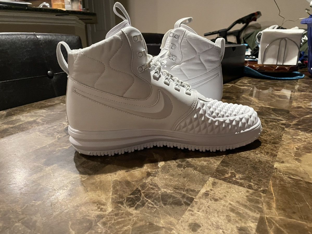 Nike NIKE Lunar Force 1 Winterized Duckboot Winter White Size US 14 / EU 47 - 2 Thumbnail