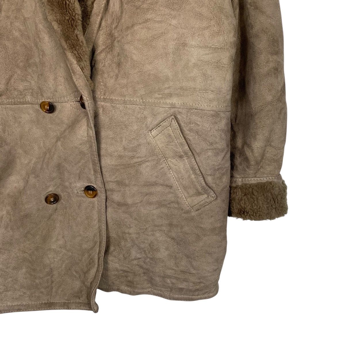 Other Authentic Leather Women Shearling Coat Size M / US 6-8 / IT 42-44 - 4 Thumbnail