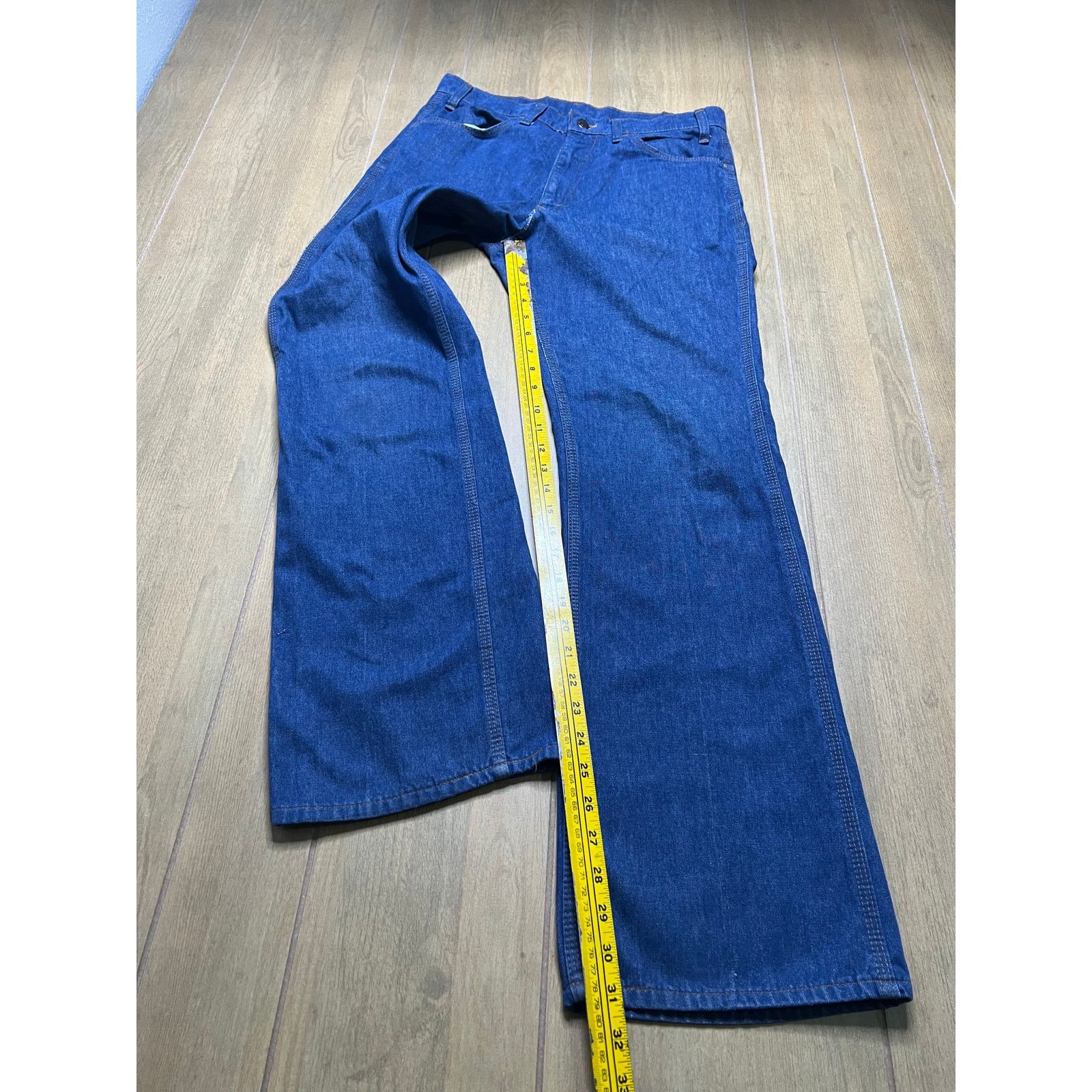 Levi's Vintage Levi’s Orange Tab Bootcut Jeans USA 1970s -80s denim Size US 33 - 8 Thumbnail