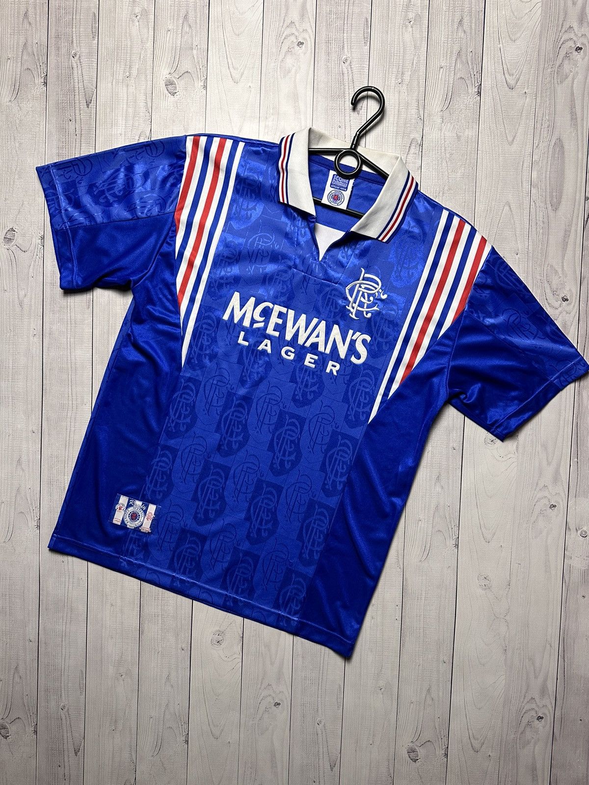 Vintage Vintage retro Rangers soccer jersey size L Size US L / EU 52-54 / 3 - 1 Thumbnail