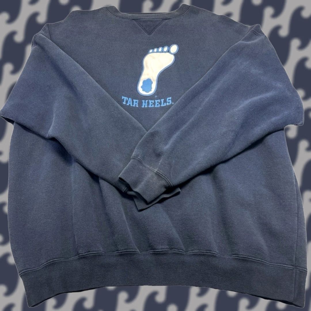 Vintage VINTAGE Champs Sports UNC Tar Heels Crewneck 2XL Sweatshirt Blue 90s Y2K College Core Logo Men Size US XXL / EU 58 / 5 - 1 Thumbnail