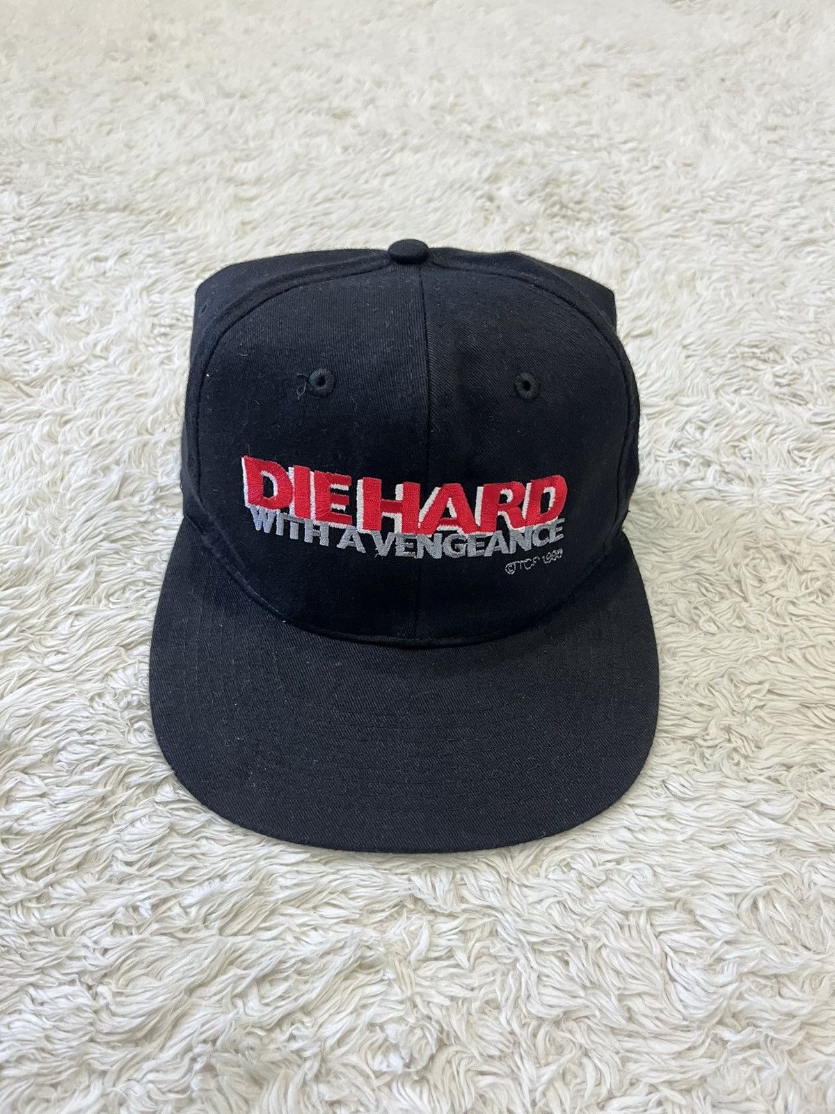 Vintage vintage 90's action movie die hard with a vengeance cap Size ONE SIZE - 1 Thumbnail