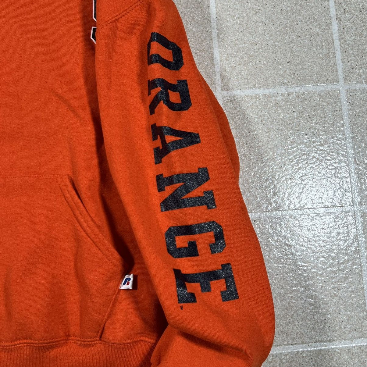 Russell Athletic × Vintage Syracuse Russell Athletics Sweatshirt Hoodie Orange Size US L / EU 52-54 / 3 - 4 Thumbnail