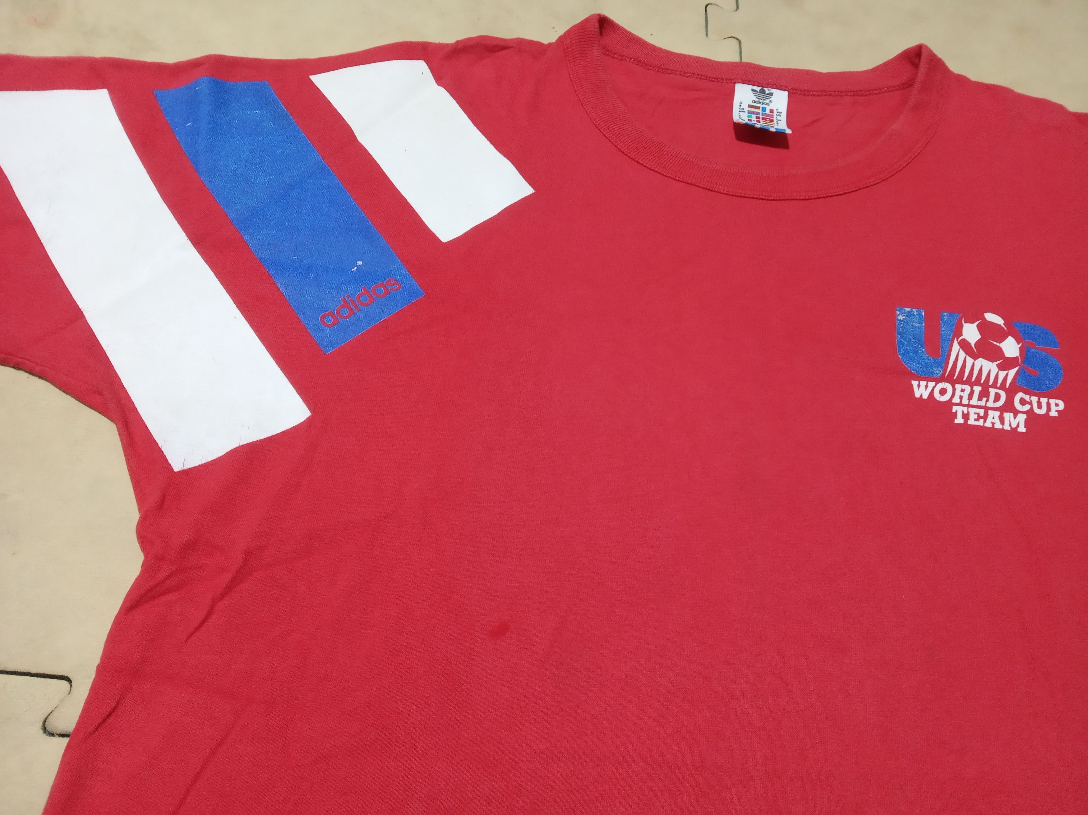 Adidas 90s Adidas US World Cup Team Size US L / EU 52-54 / 3 - 3 Thumbnail