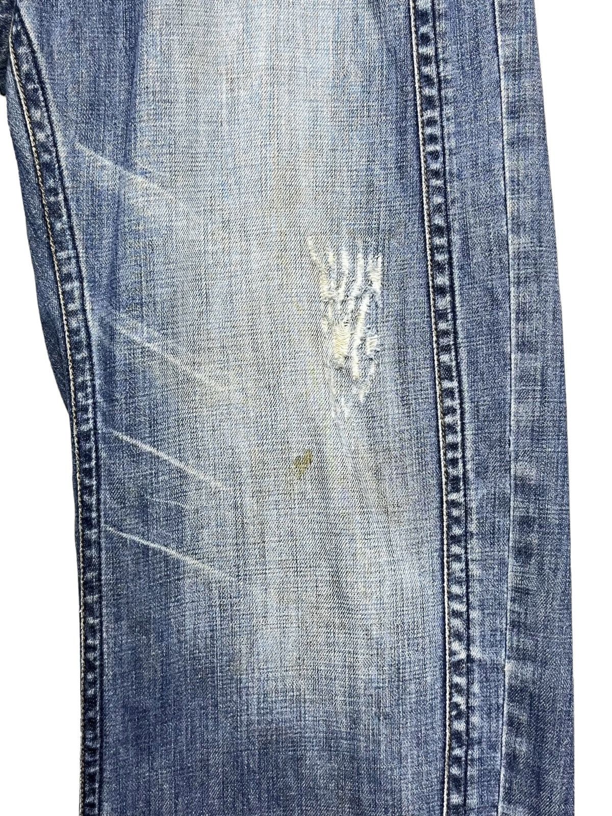 Everlast 🔥Vintage EVERLAST NEW YORK CITY FIGHTLAND Distressed Denim Size US 34 / EU 50 - 8 Thumbnail