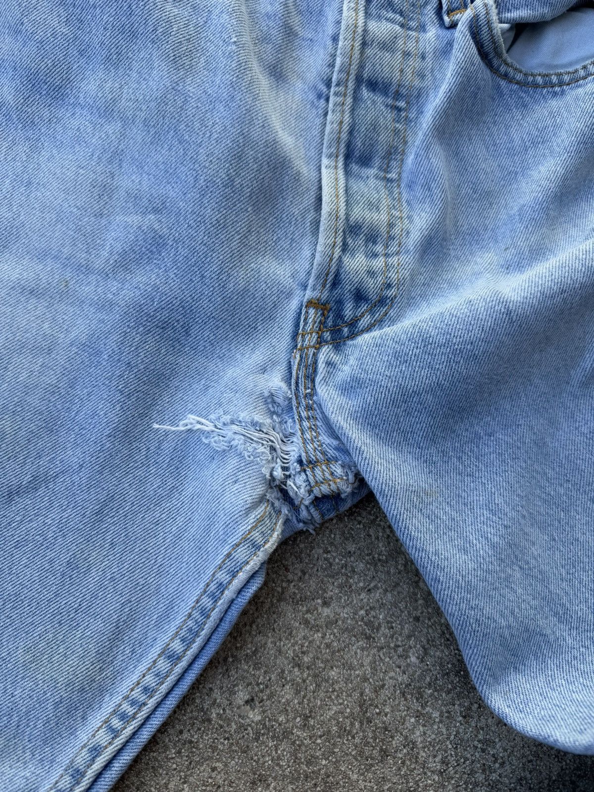 Vtg 90s Lev’s 501xx Buttonfly Straight Leg Faded Jeans 29x29
