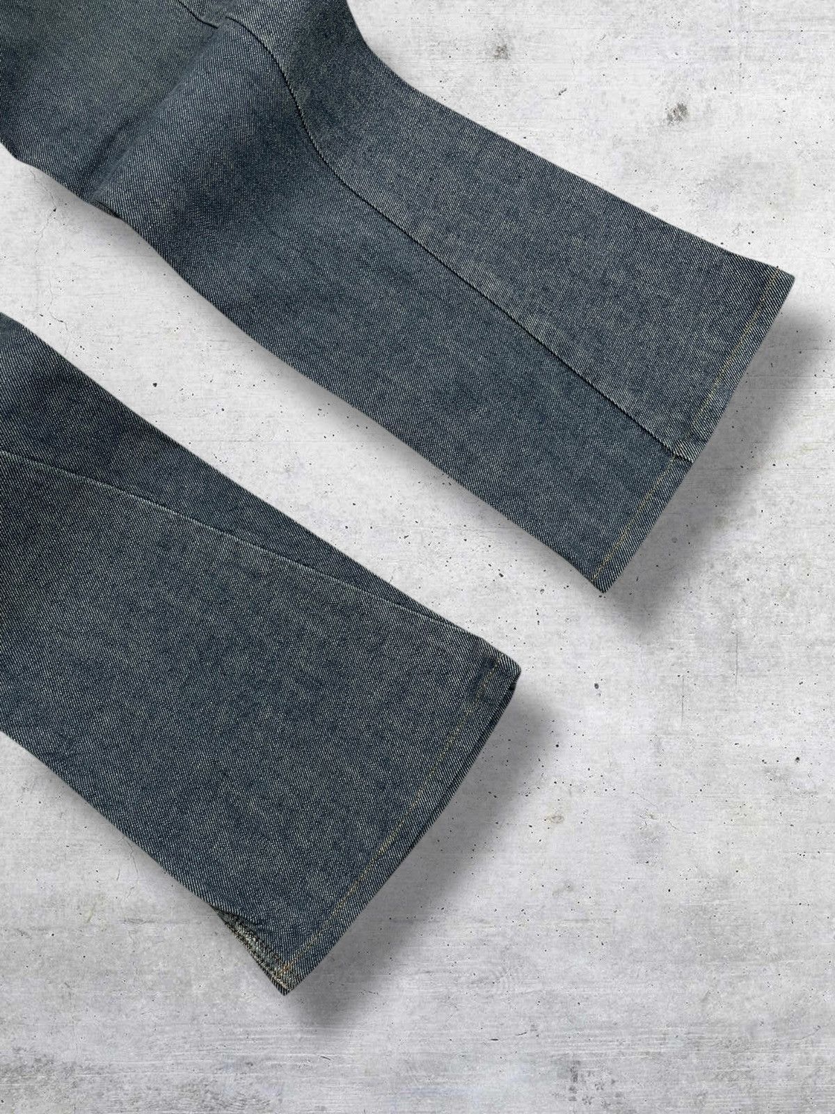 If Six Was Nine VINTAGE MK KLEIN 90S JAPAN DESIGNER FLARED RETRO STYLE DENIM Size US 30 / EU 46 - 7 Thumbnail
