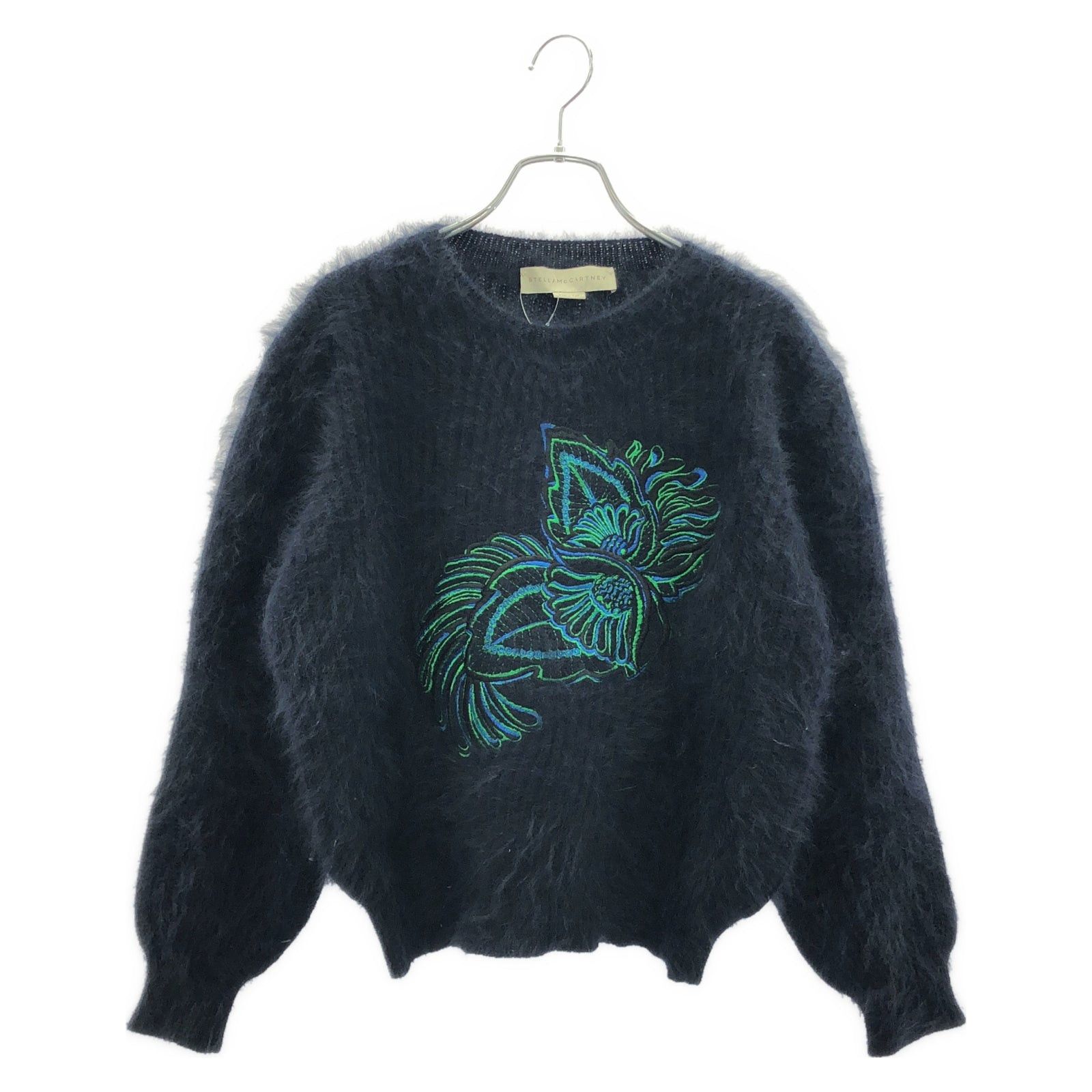 Stella McCartney Stella Mccartney Sweater Sweater/Navy Knit Wool Navy Size ONE SIZE - 1 Thumbnail