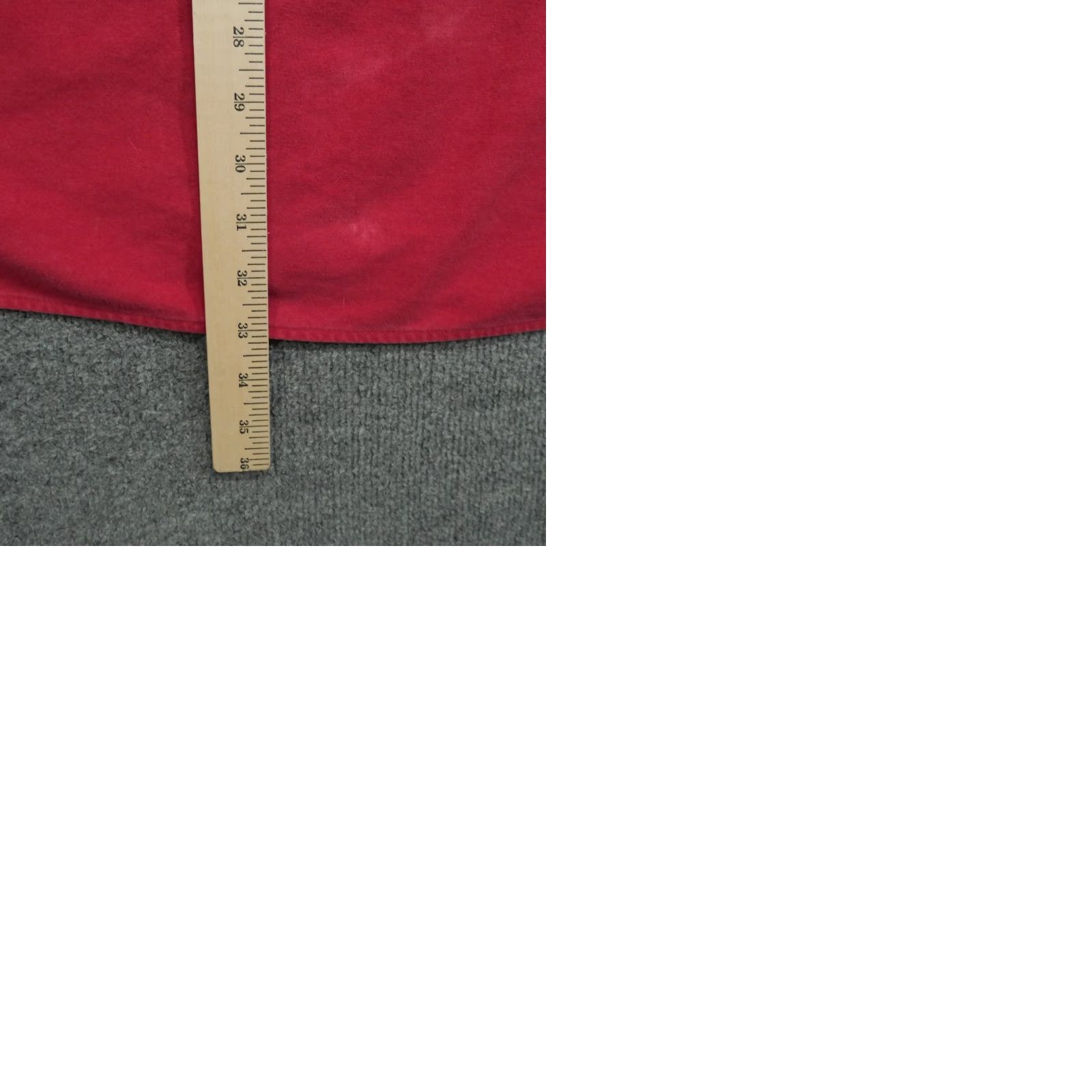 Eddie Bauer VINTAGE Eddie Bauer Shirt Mens XLT XL Tall Red Chamois Heavyweight Outdoors 80s Size US XL / EU 56 / 4 - 10 Thumbnail