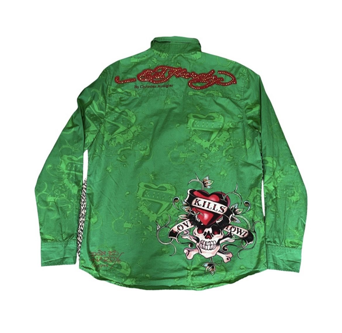 Ed Hardy Christian Audigier Ed Hardy Button Up Size US M / EU 48-50 / 2 - 2 Thumbnail