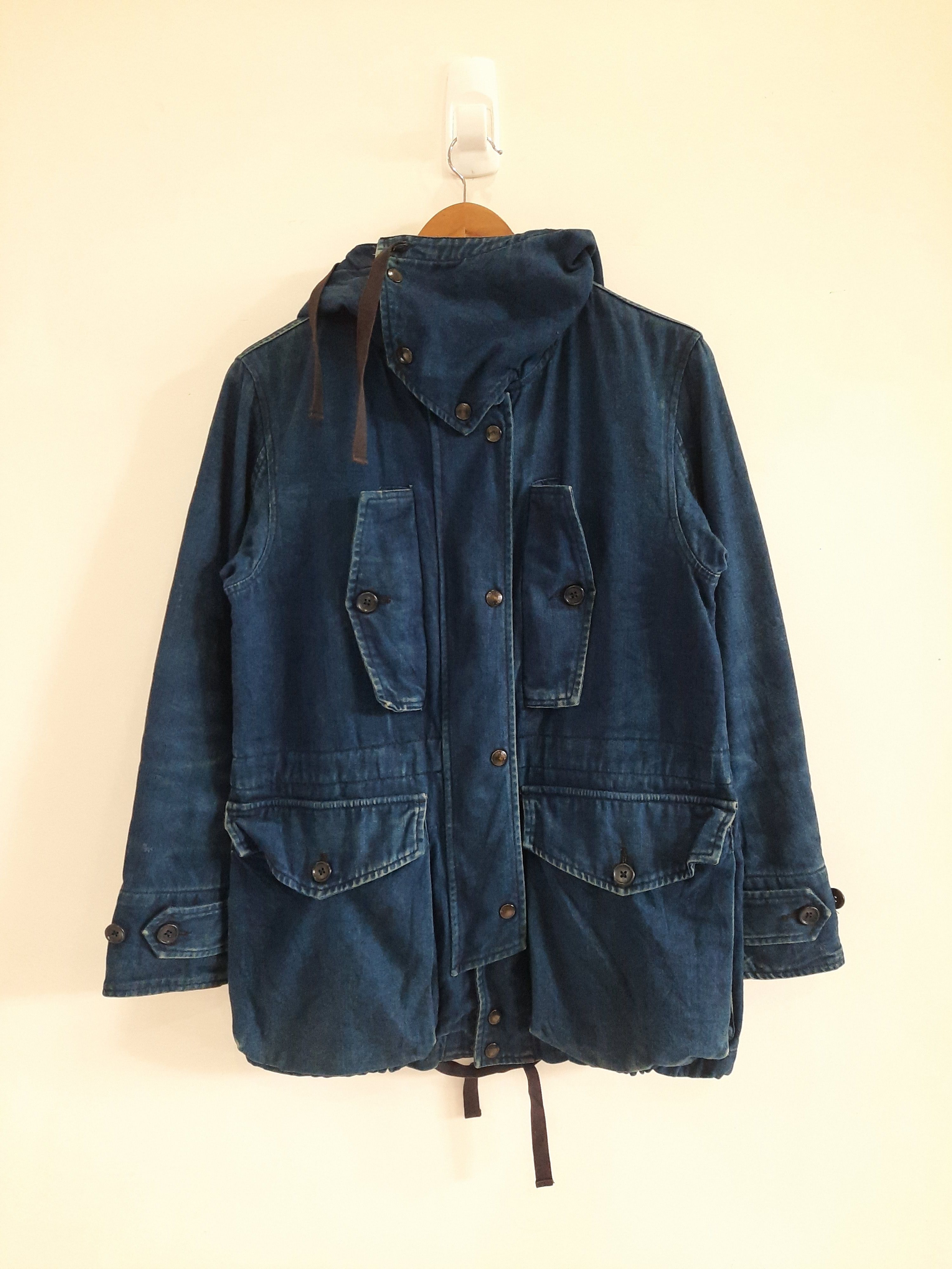 Engineered Garments aw2010 - EG Denim Coat Jacket Size US XS / EU 42 / 0 - 2 Thumbnail