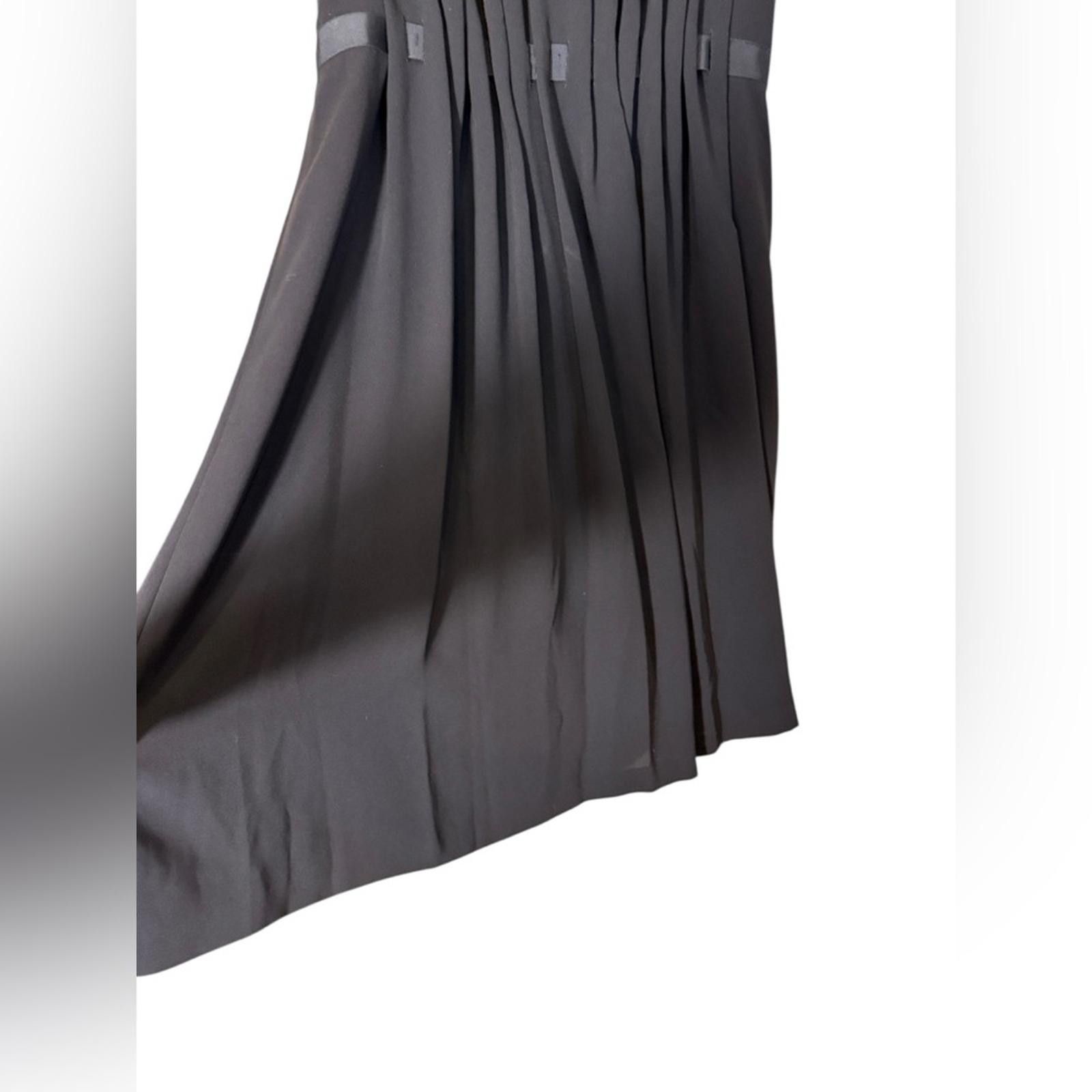 Other Jason Wu Women’s Black Sleeveless Pleated Midi Dress sz 12 Size XL / US 12-14 / IT 48-50 - 3 Thumbnail
