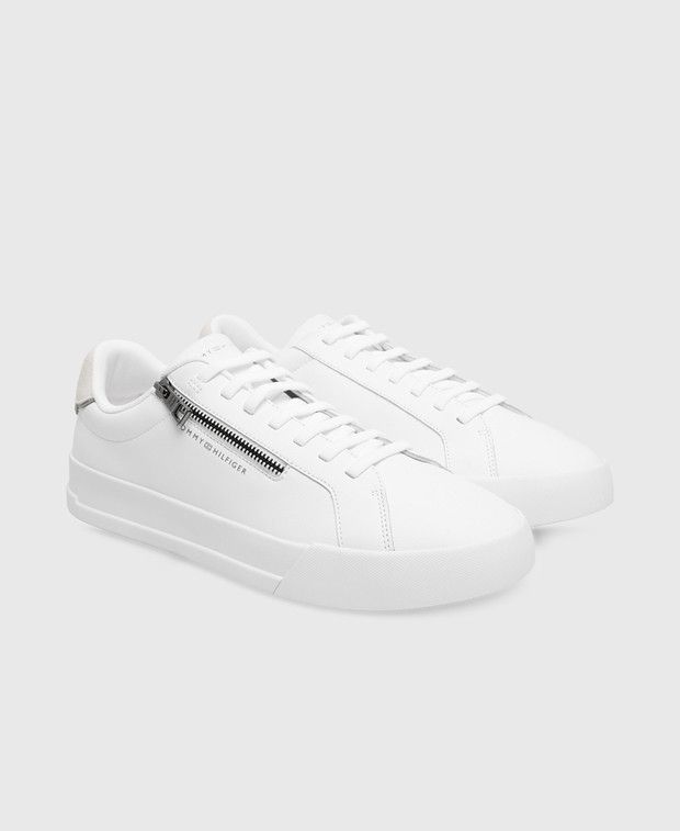 Tommy Hilfiger Th Court Zip Sneakers Size US 7 / EU 40 - 1 Thumbnail