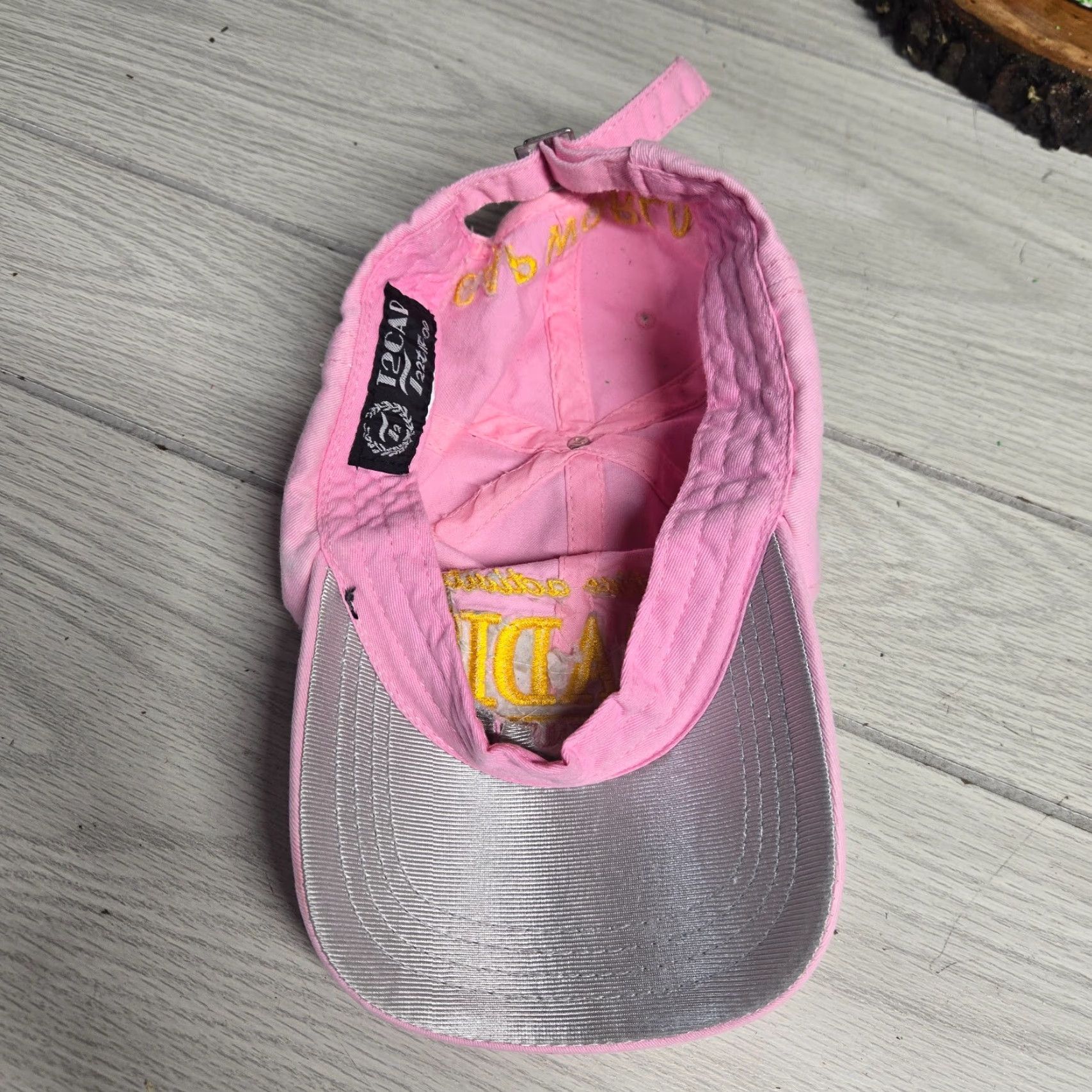 Paradise Paradise Pink Adjustable Strapback Baseball Cap Hat Men One Size Pink Adjustable Hat Outdoors Beach Size ONE SIZE - 6 Thumbnail